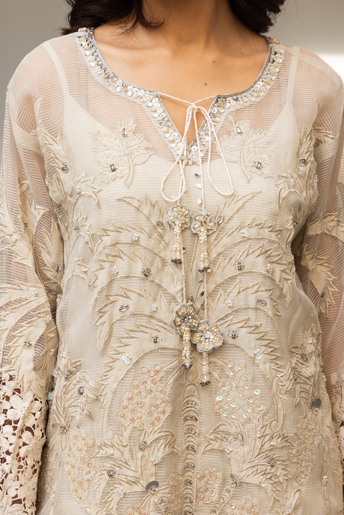 Inaara - Festive Edit (Off-white)