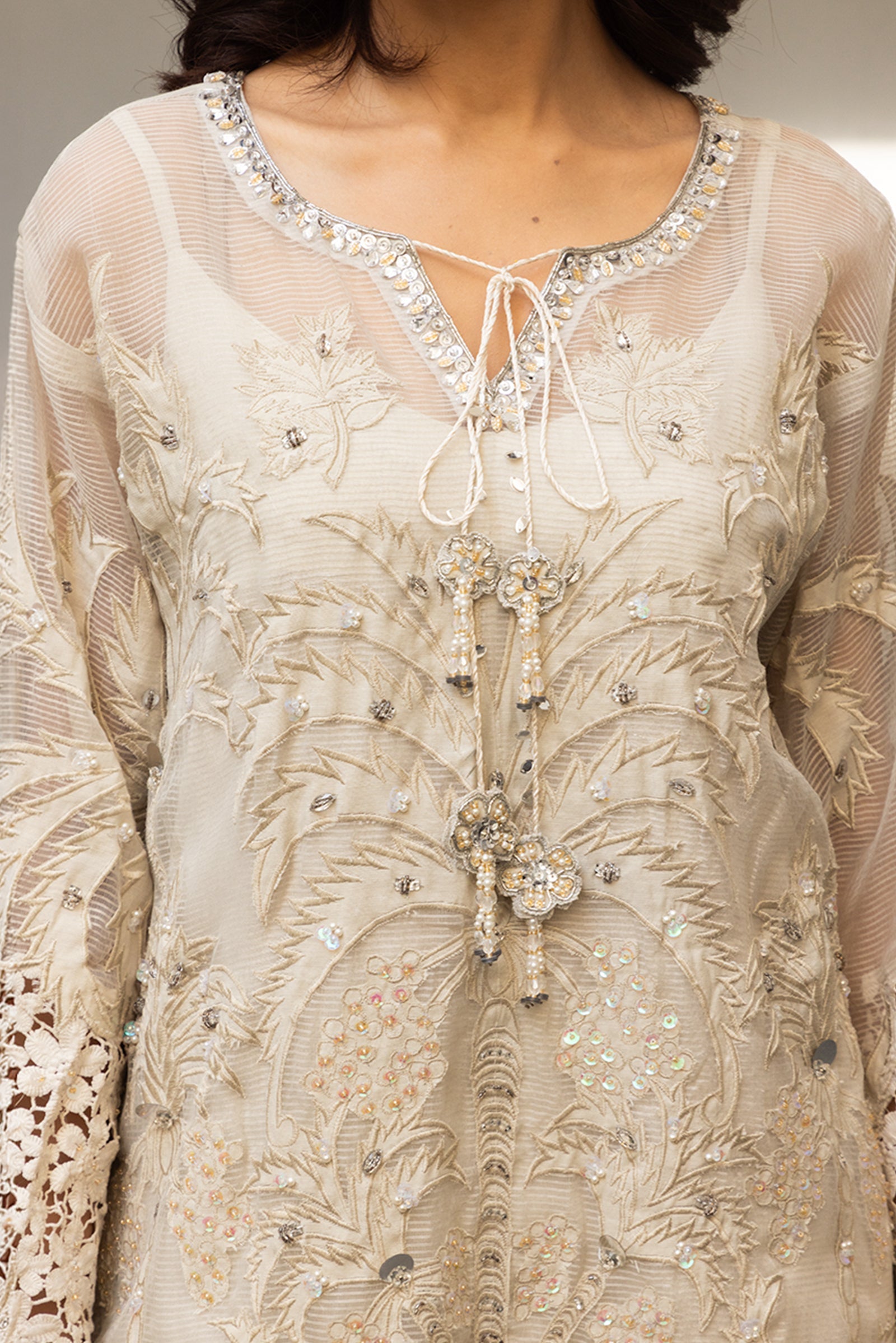 Inaara - Festive Edit (Off-white)