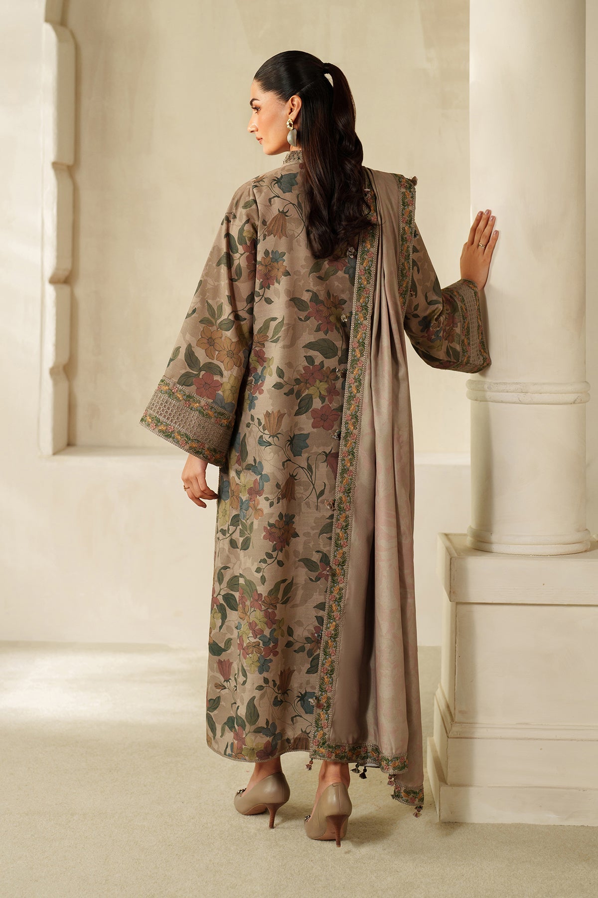 EMBROIDERED KHADDAR UF-4339