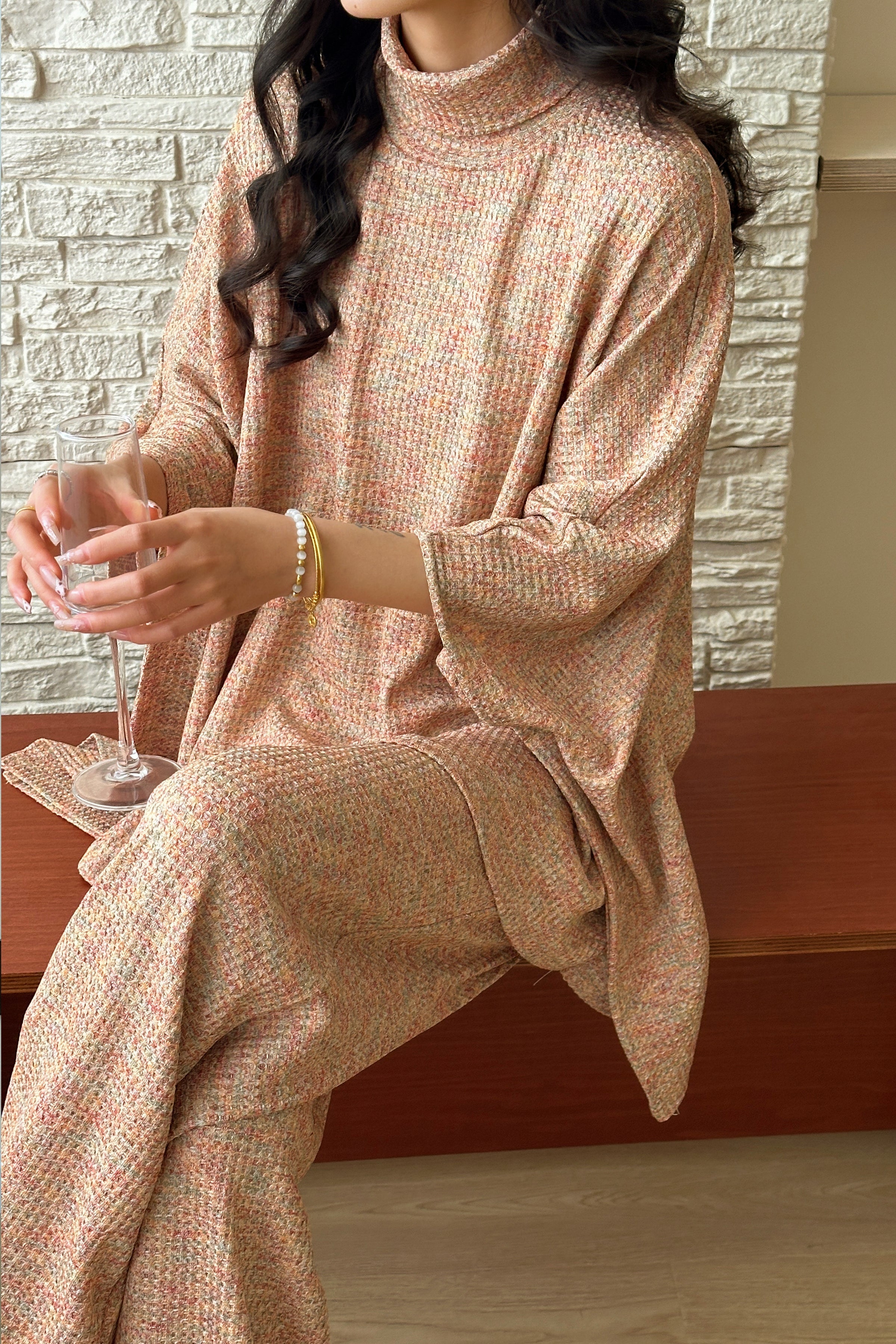 Boston Knit Suit Pink