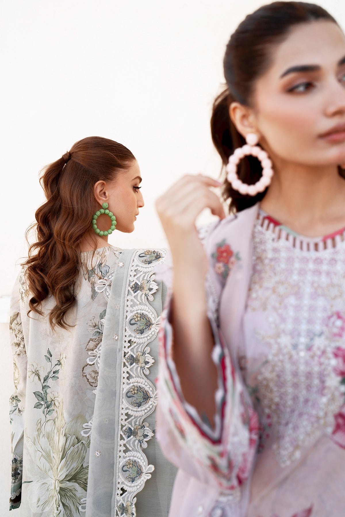 EMBROIDERED PRINTED LAWN SF-4081