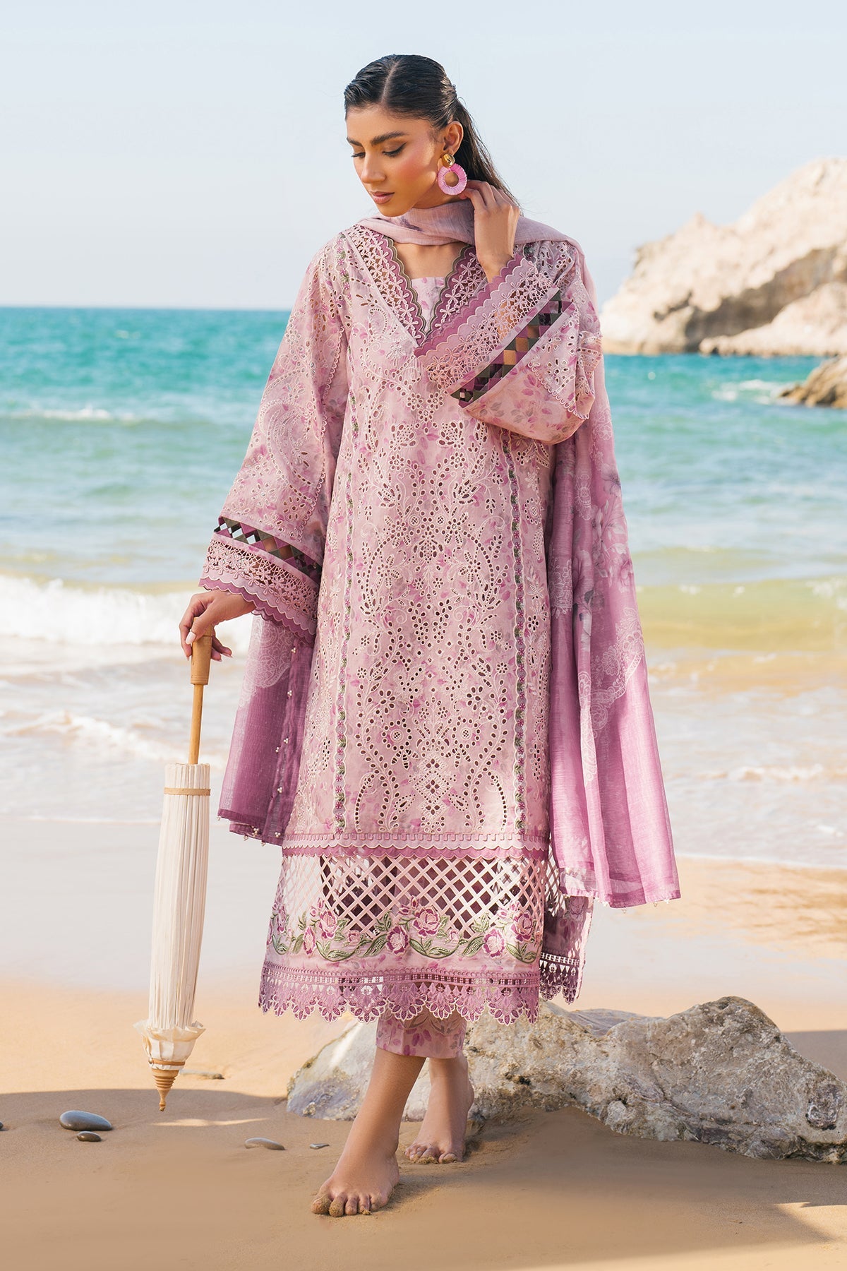 3 Piece Embroidered Lawn Suit