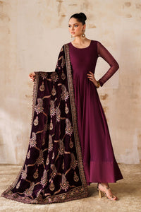 EMBROIDERED VELVET SHAWL VS-62