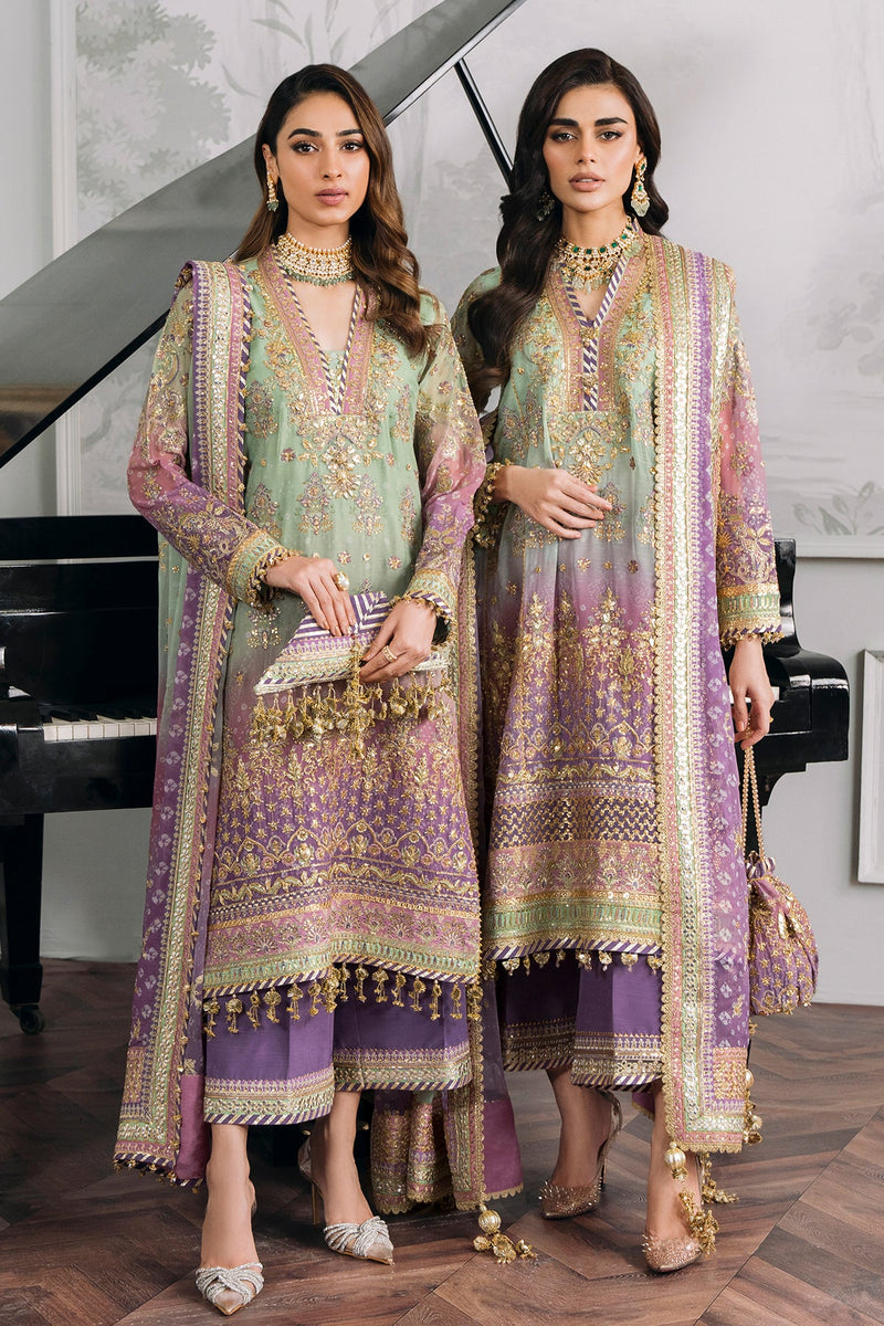 EMBROIDERED CHIFFON CH12-08 STITCHED