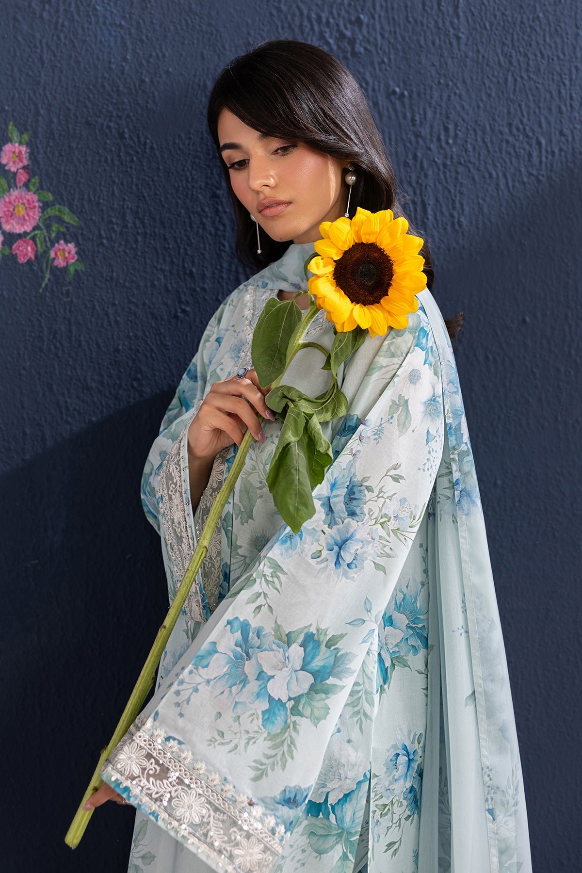 EMBROIDERED LAWN SF-4461