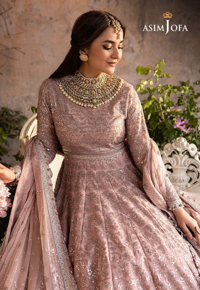 Ajso-170 Unstitched 3 Pcs Shirt Dupatta Trouser