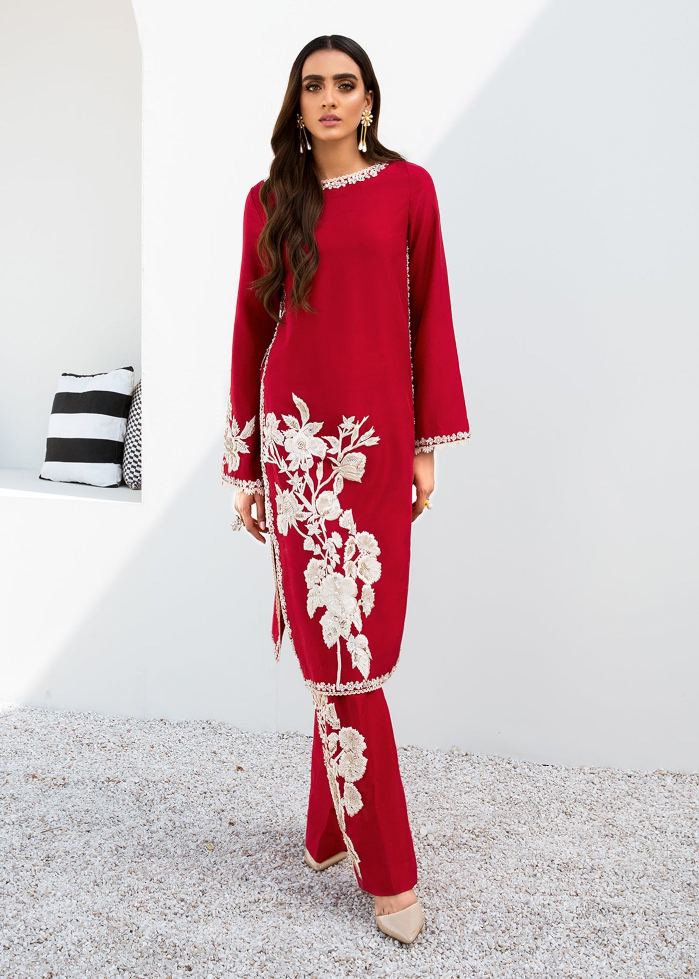 3 Piece Embroidered Lawn Suit
