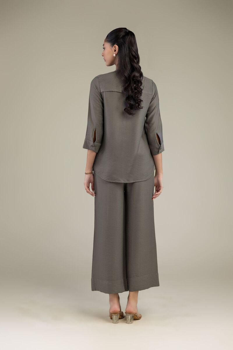 Solid Crepe Shirt