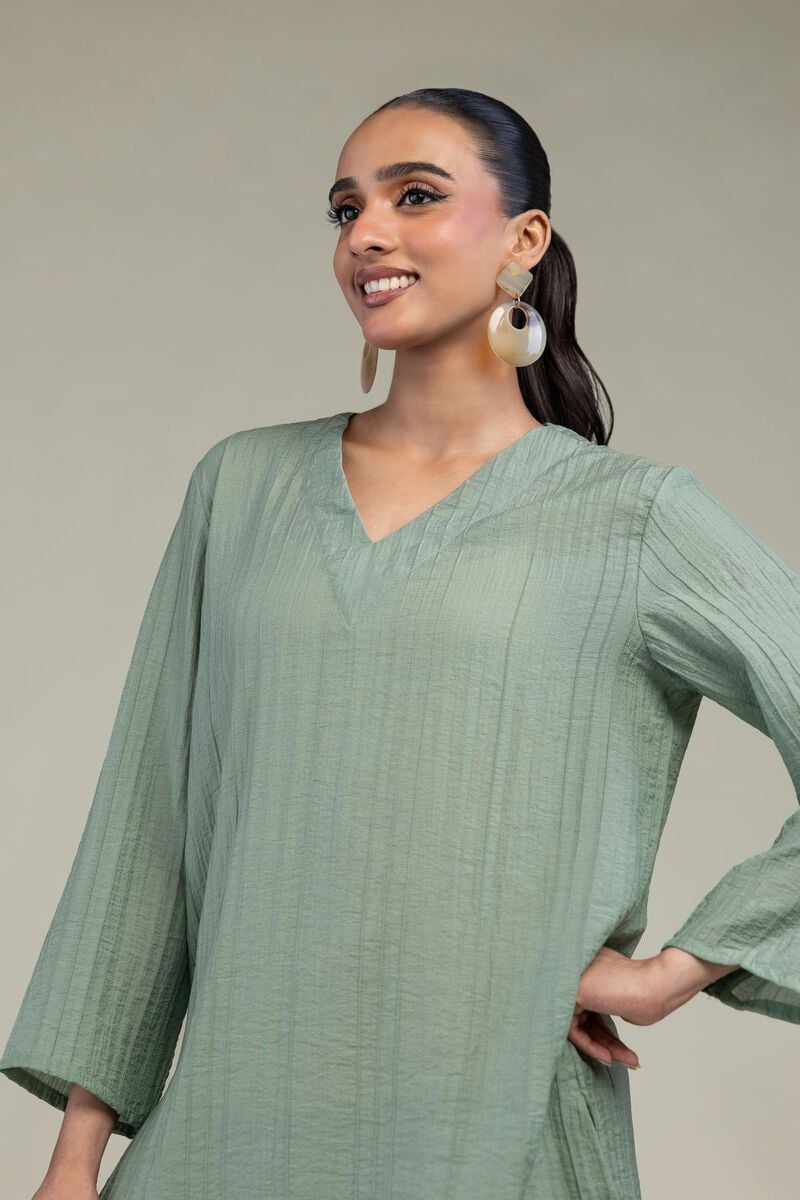 Solid Crinkle Shirt