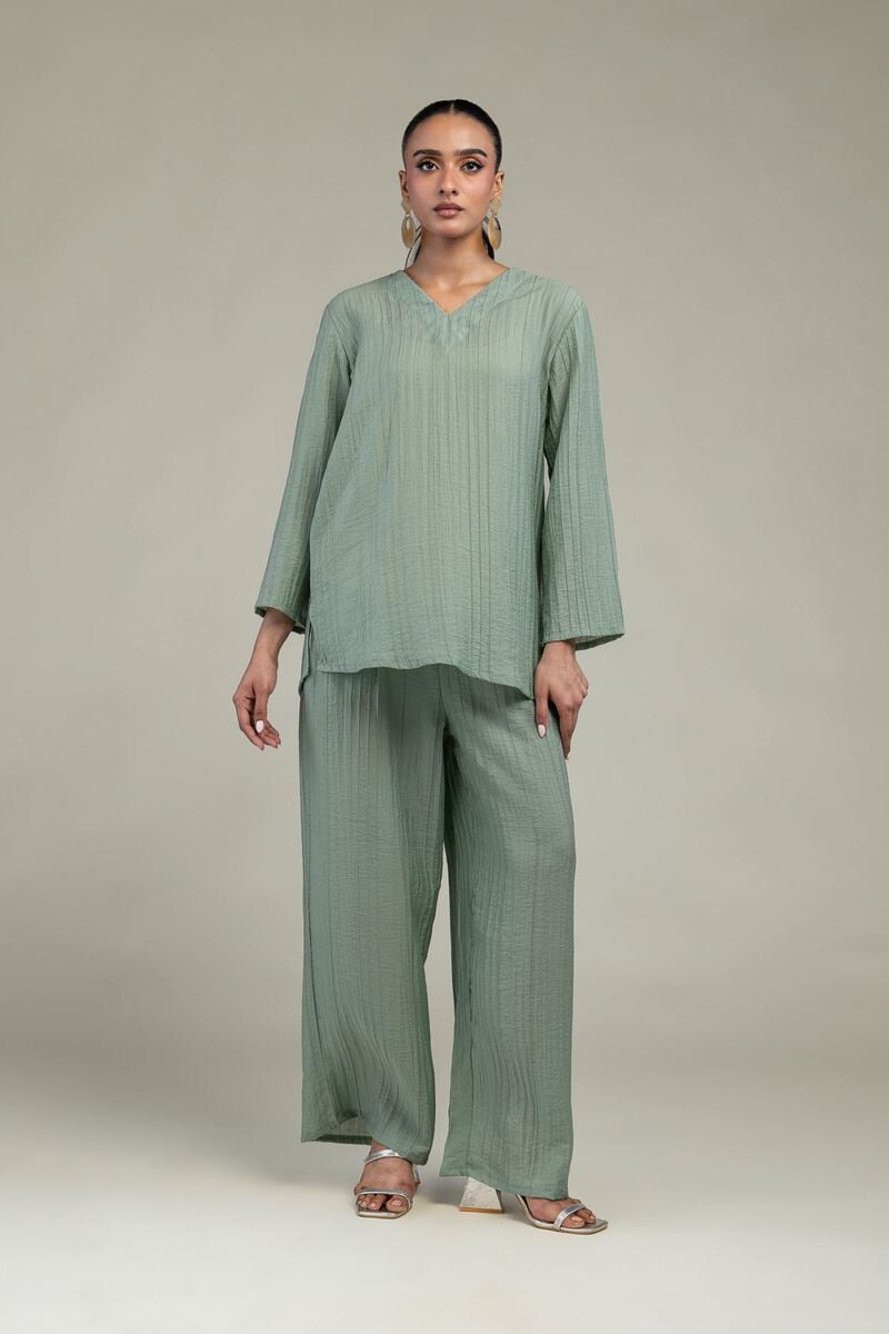 Blended Crinkle Trousers