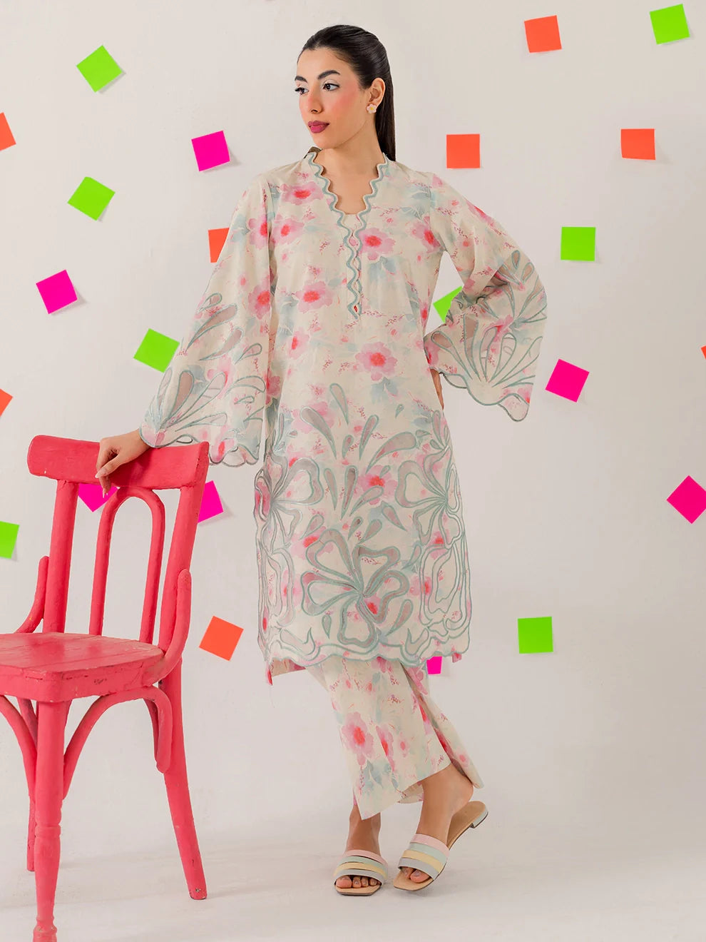 Confetti - 3Pc Printkari Suit