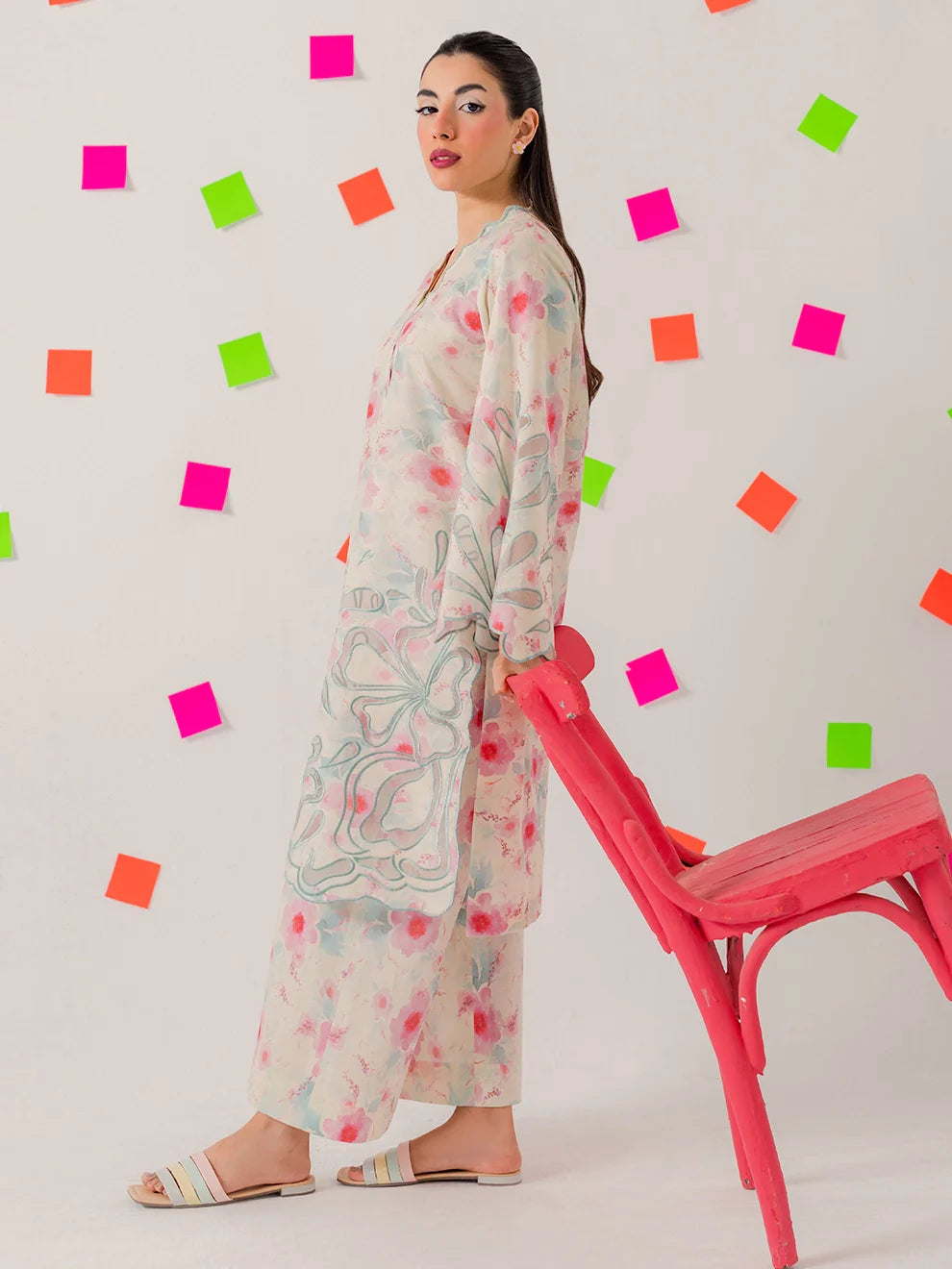 Confetti - 3Pc Printkari Suit