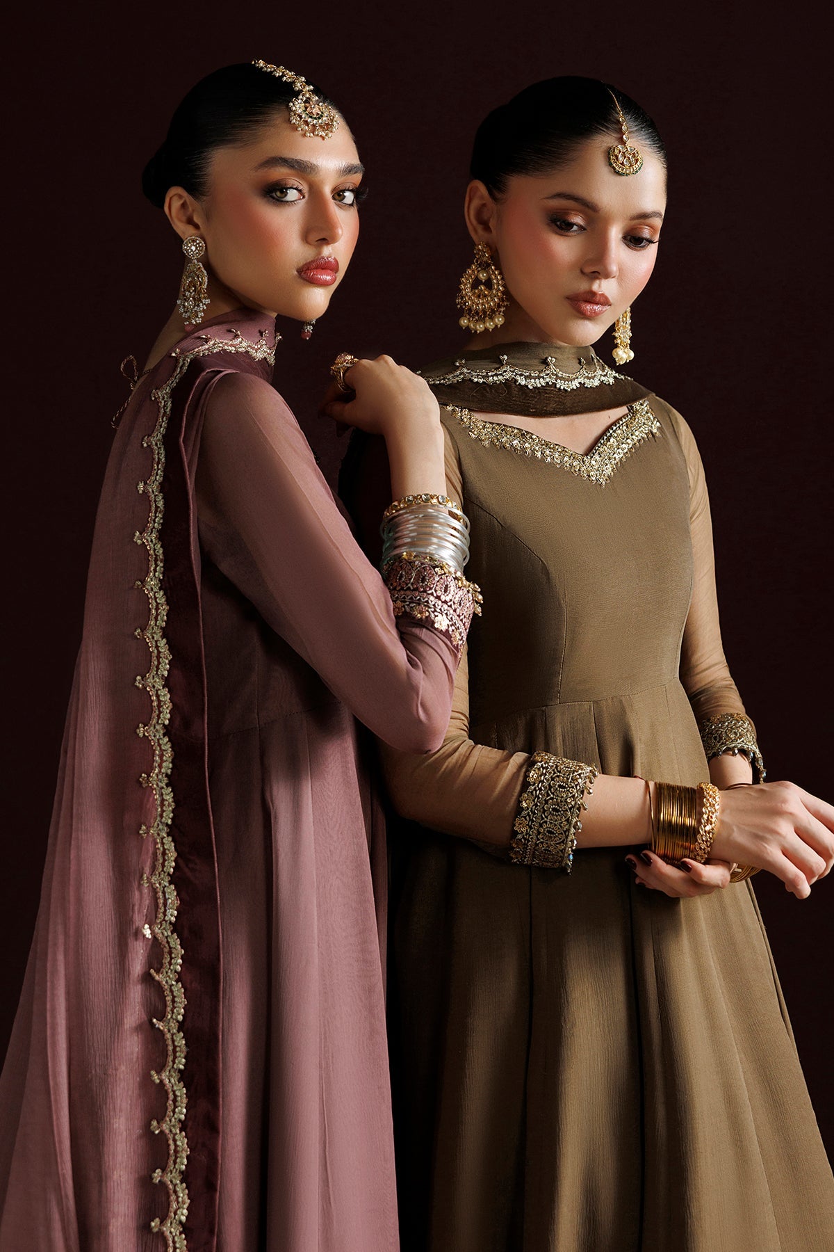 EMBROIDERED CHIFFON PR-1414