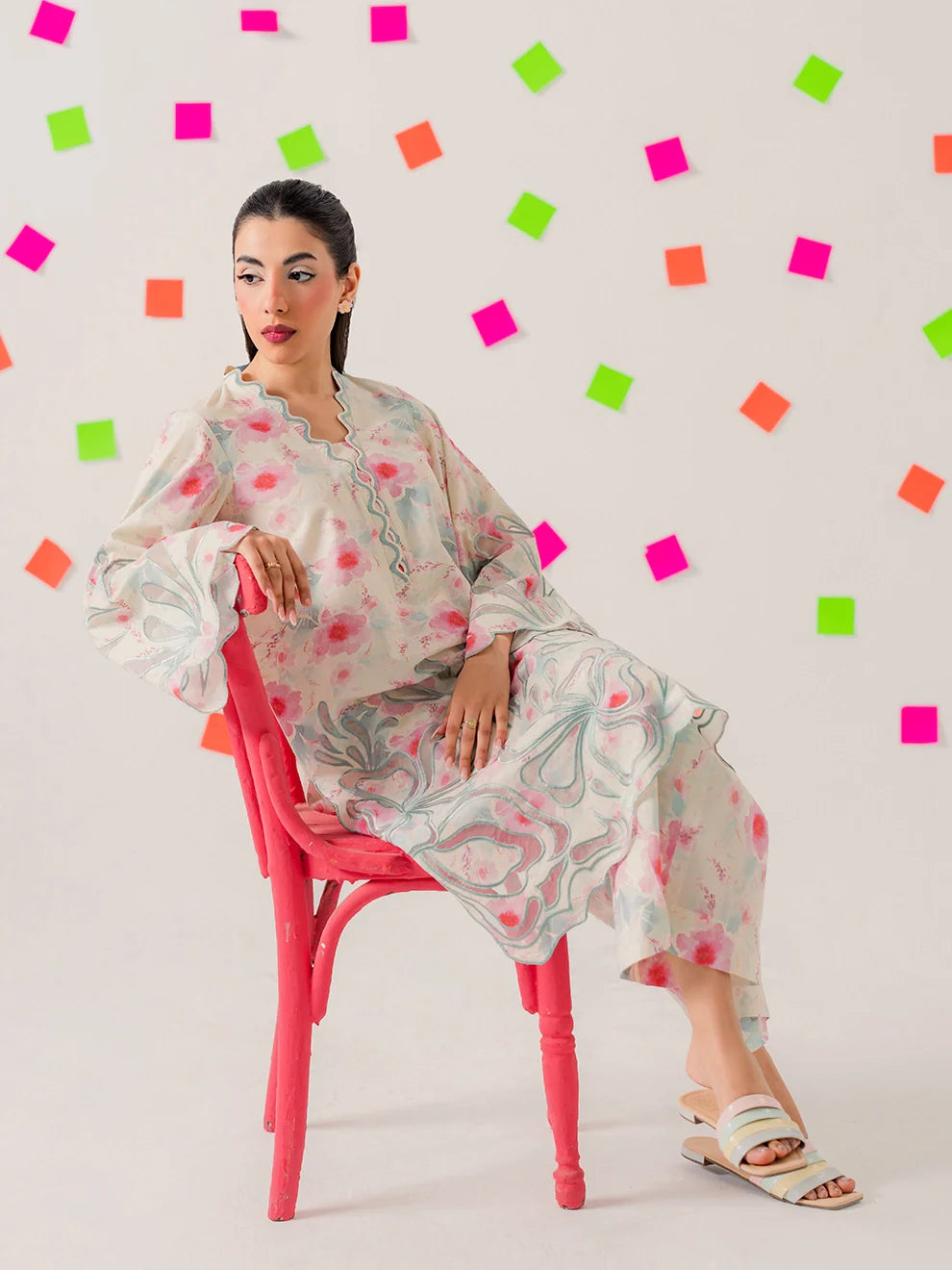 Confetti - 3Pc Printkari Suit