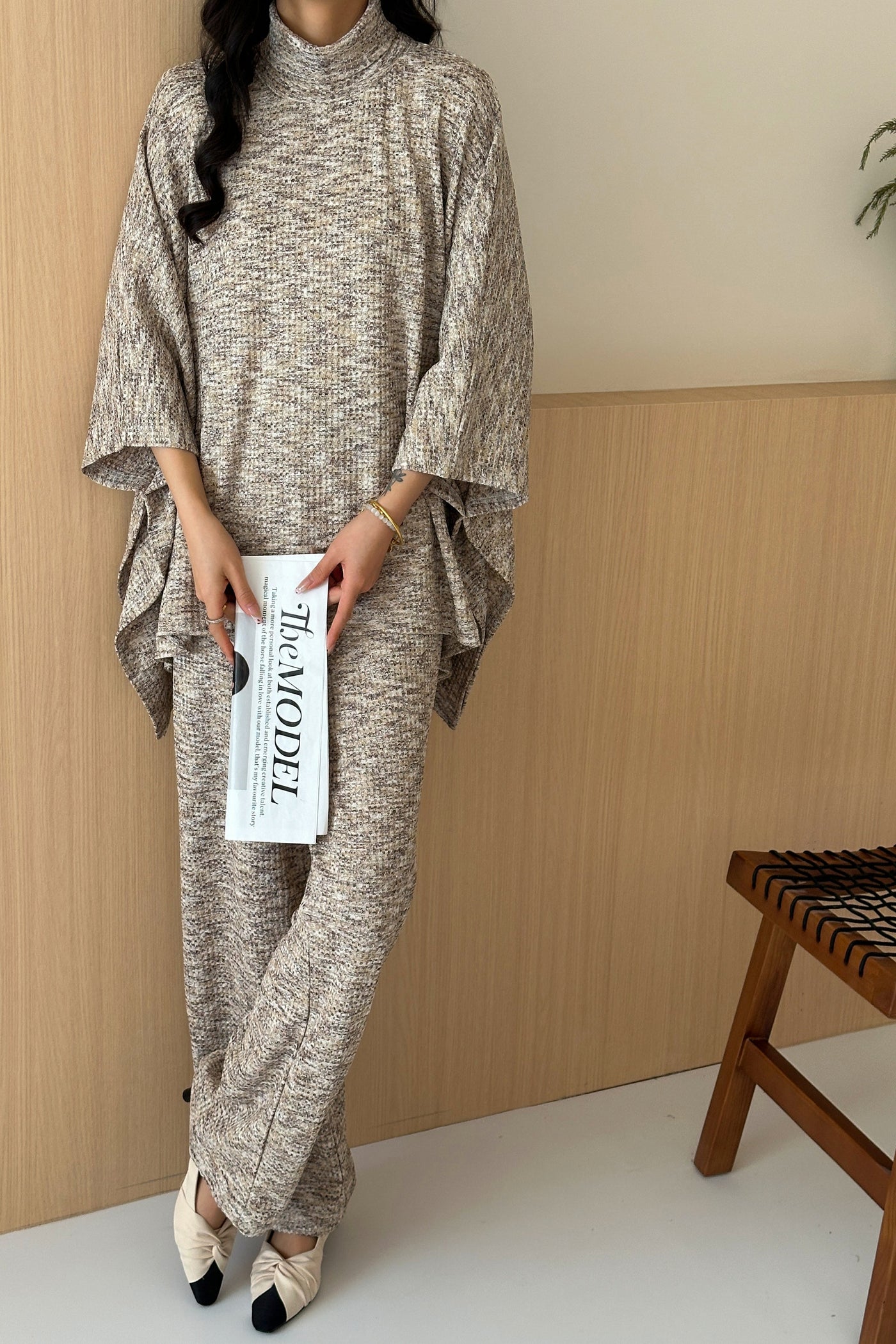 Boston Knit Suit Grey