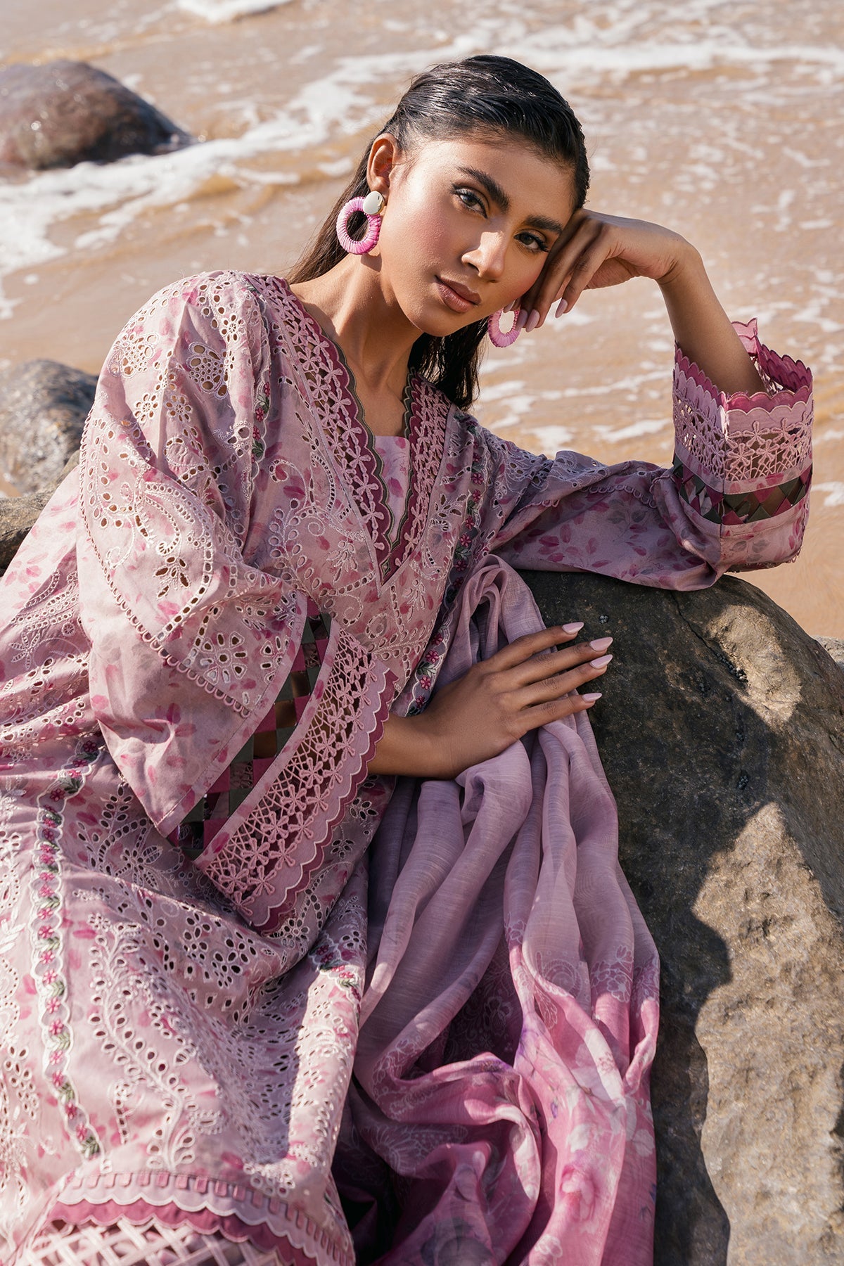 3 Piece Embroidered Lawn Suit