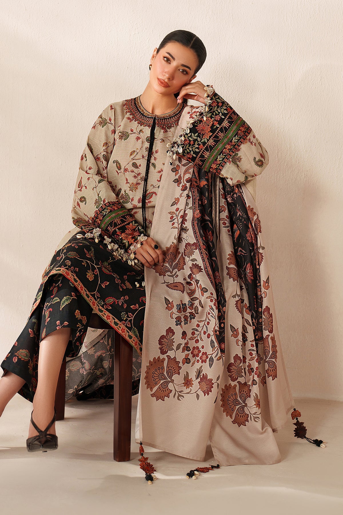 EMBROIDERED VISCOSE UF-4356