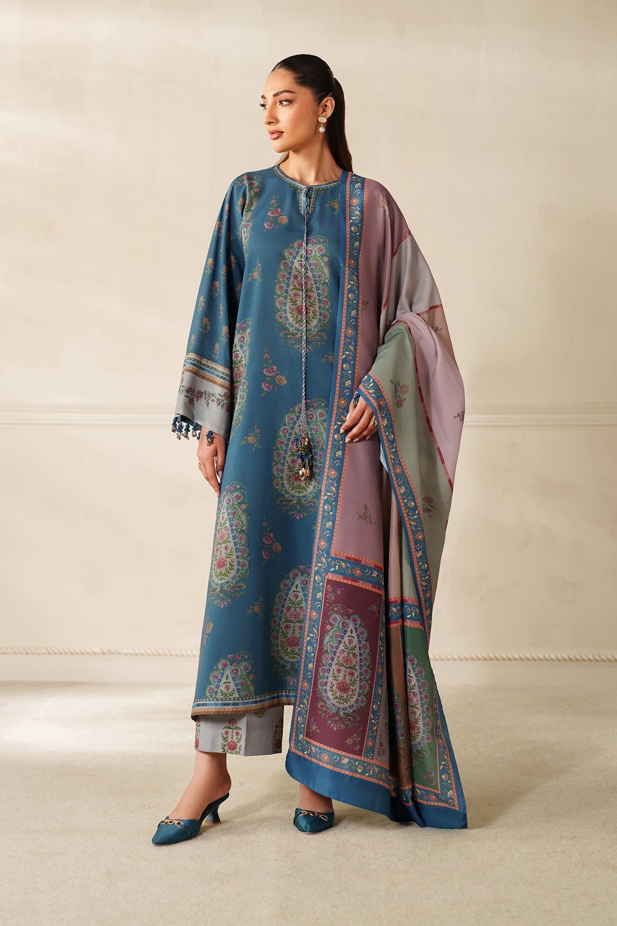EMBROIDERED VISCOSE UF-4340