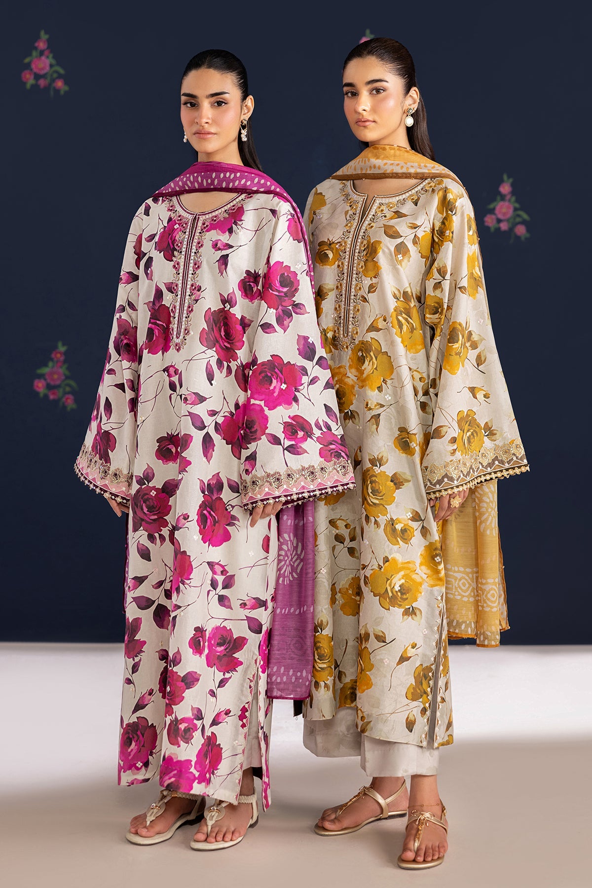 EMBROIDERED LAWN SF-4463