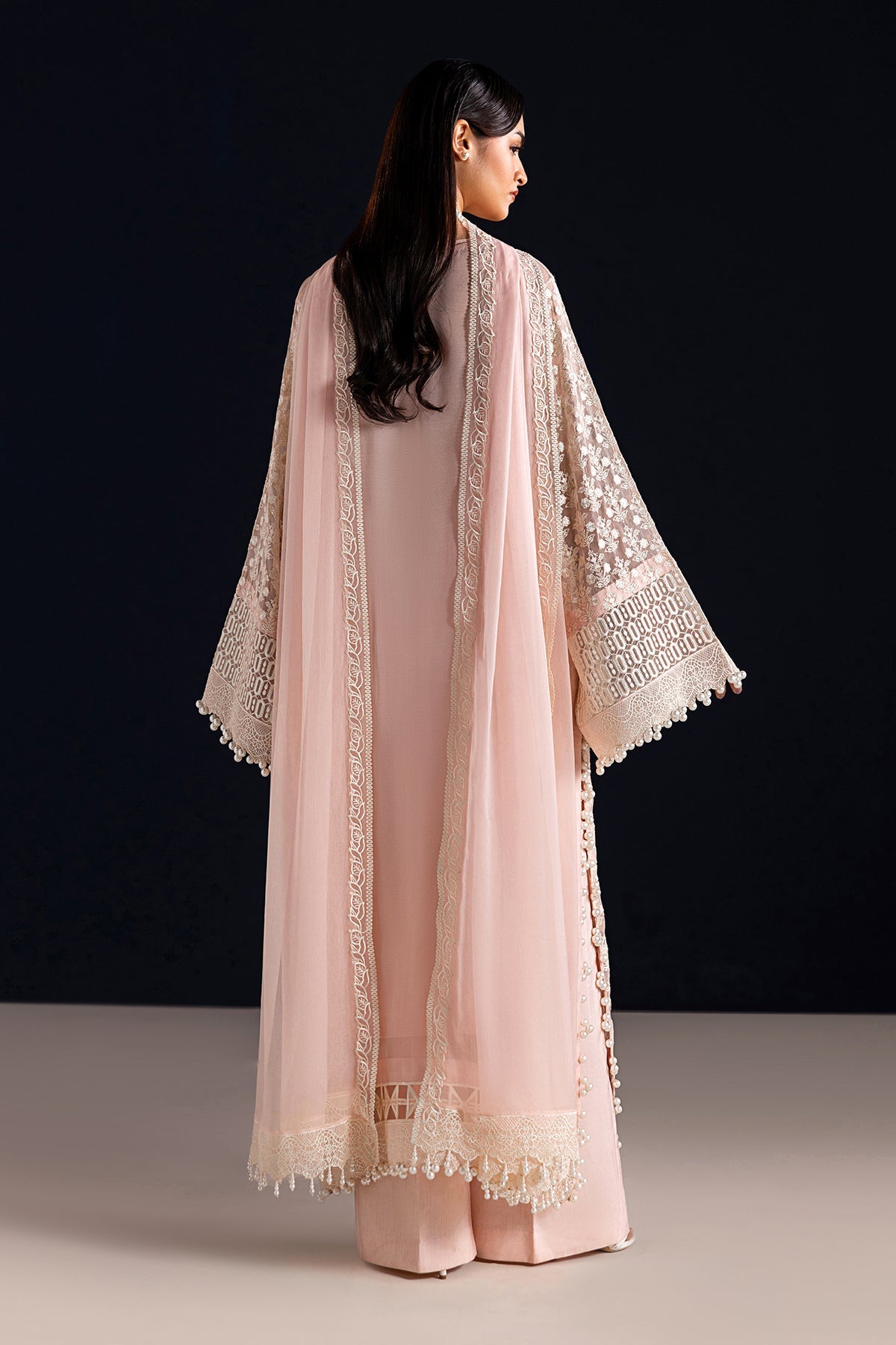 EMBROIDERED CHIFFON UF-4533