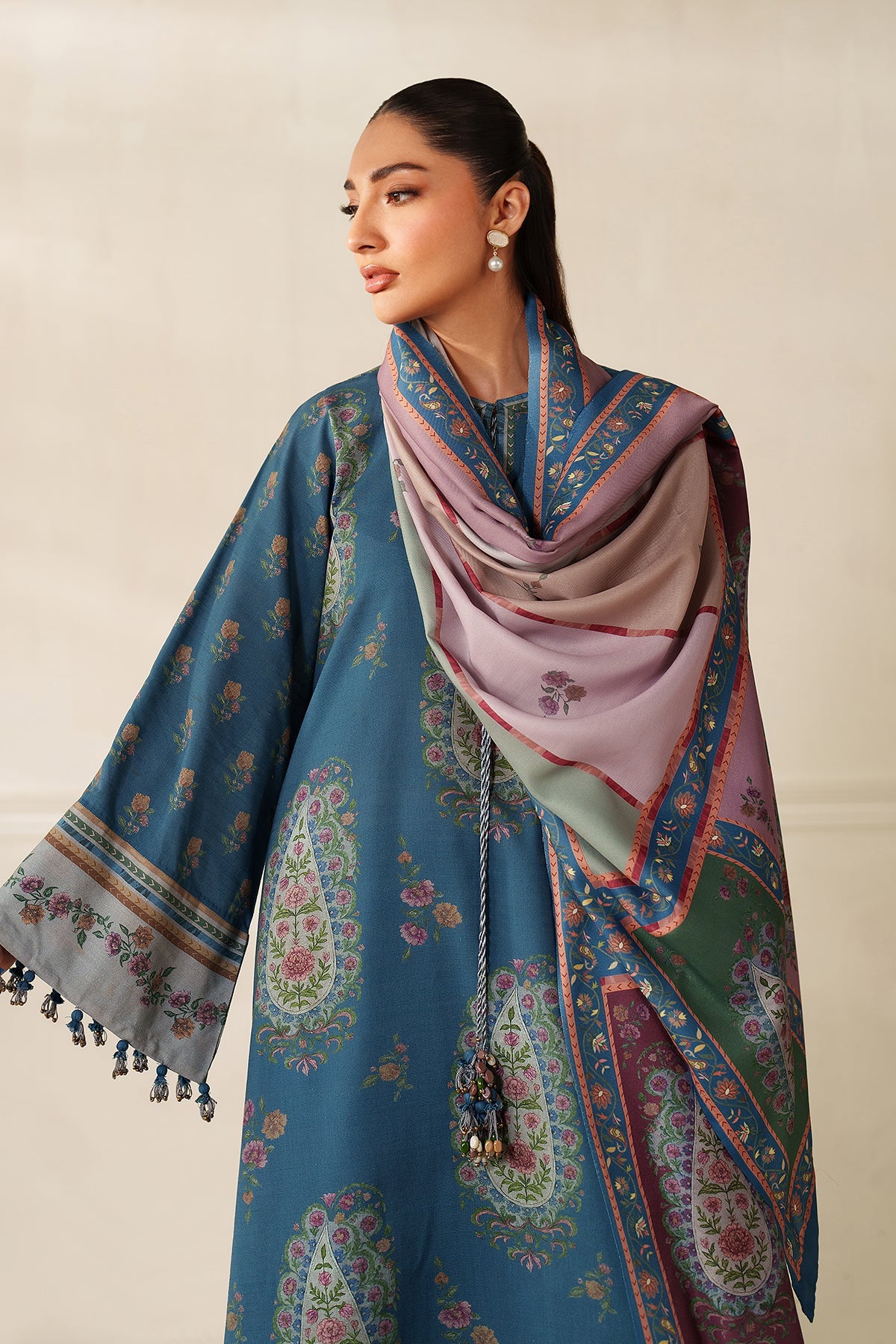 EMBROIDERED VISCOSE UF-4340