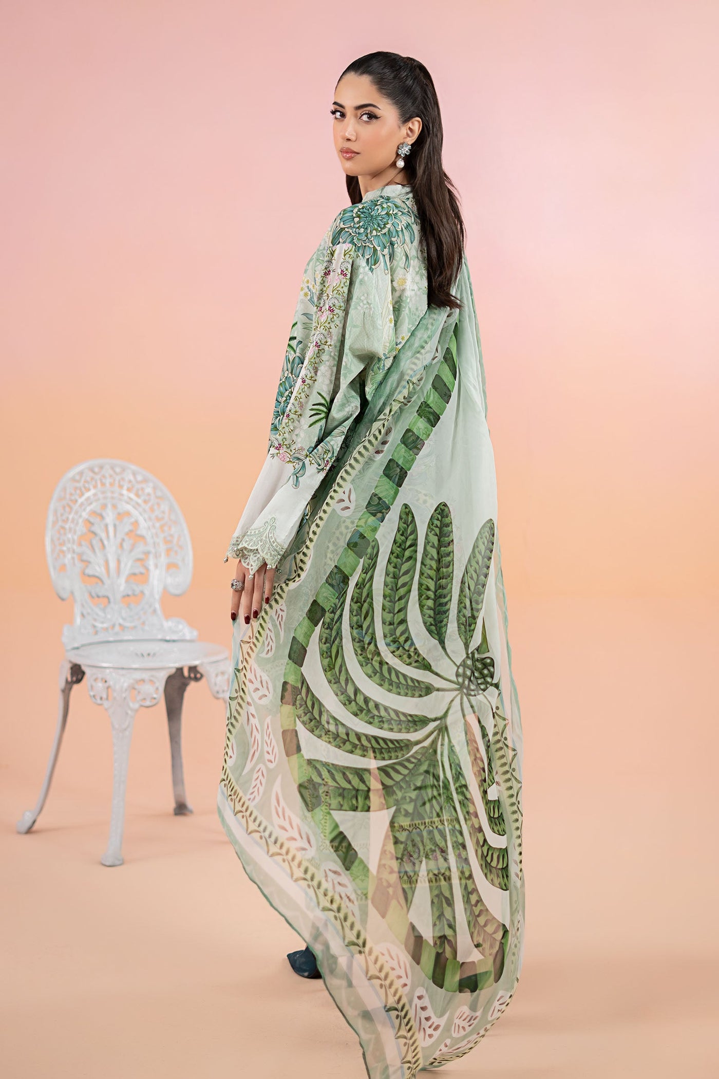 3 Piece Printed Lawn Suit | Mps-2514-A