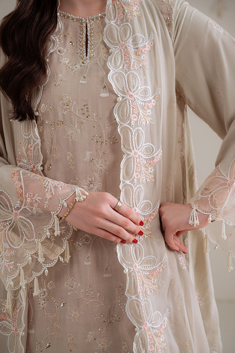 MEADOW MIST-3PC SILK EMBROIDERED SUIT