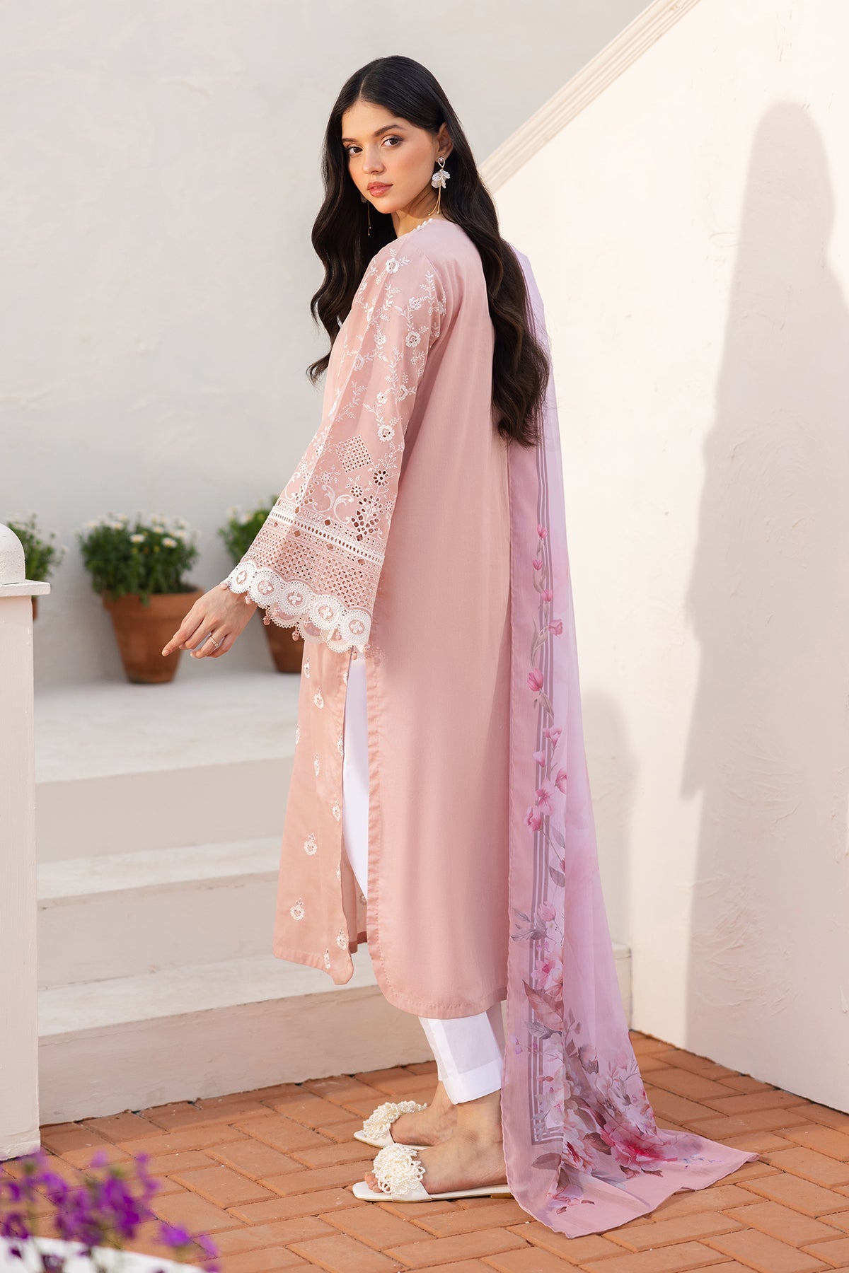 EMBROIDERED PRINTED LAWN SF-4145