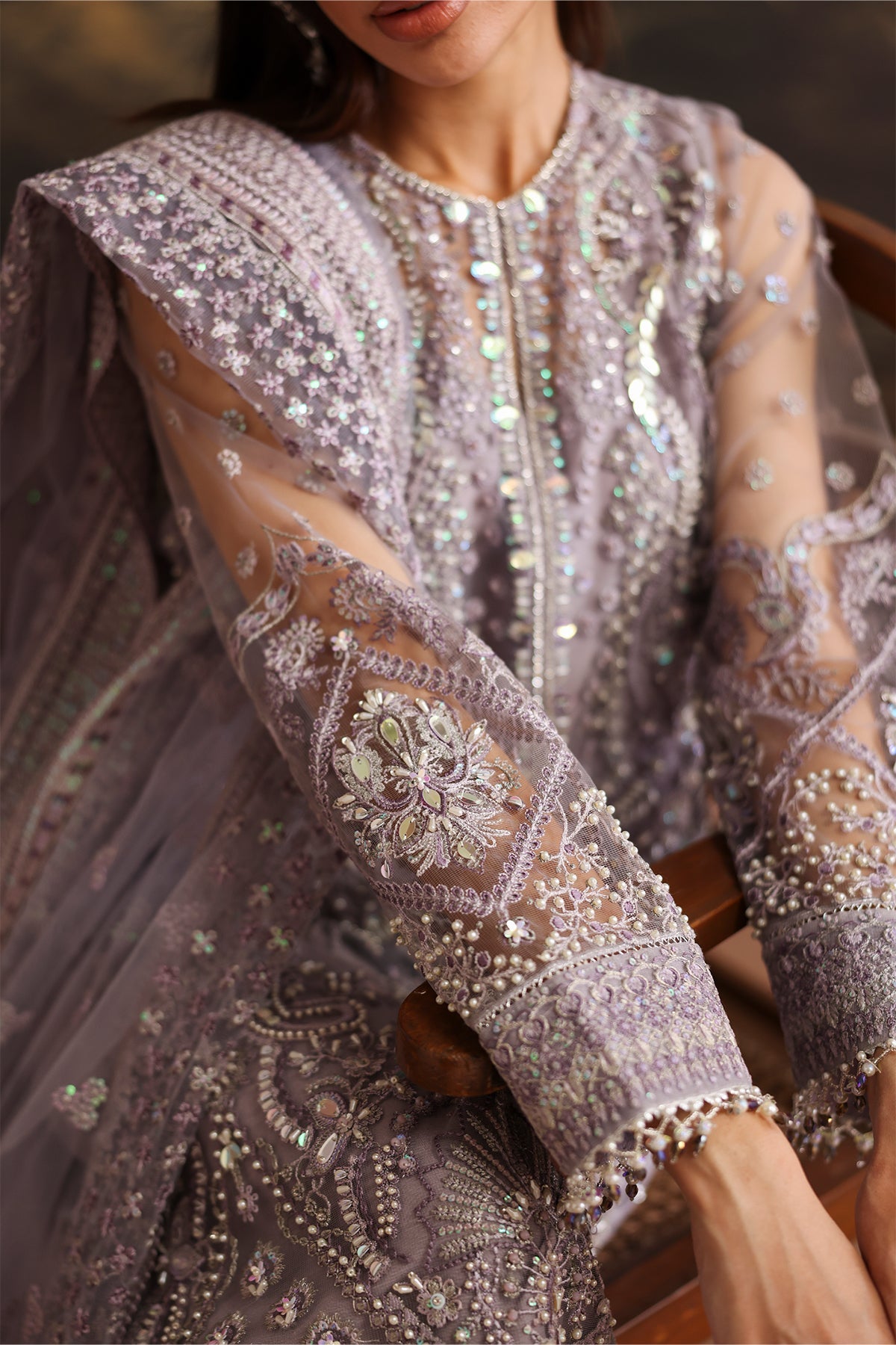 Embroidered Net Uf-4379