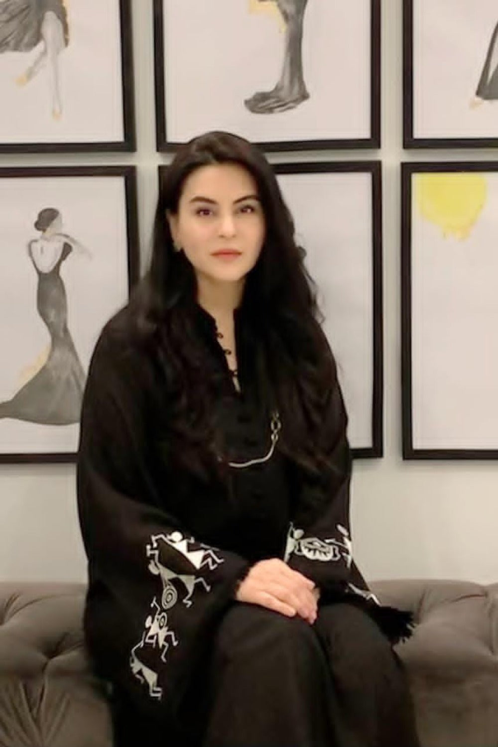 African Jacket - Black - Shesha Silk - Jacket