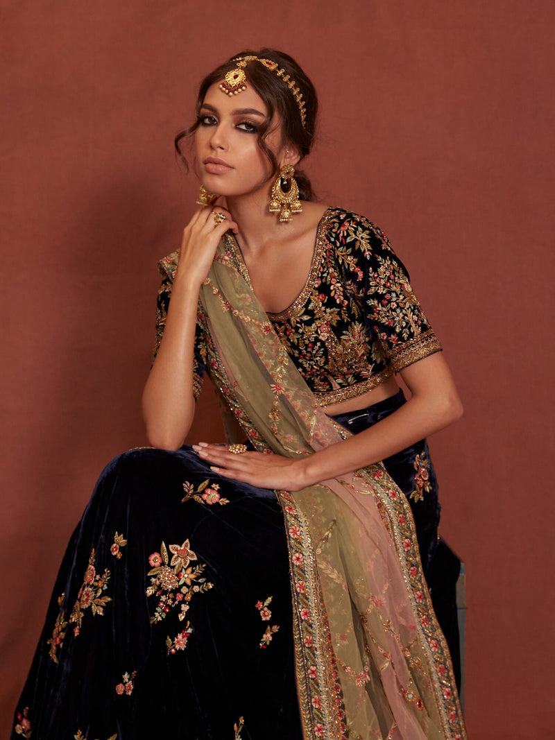 BLOUSE, LEHENGA &amp; DUPATTA
