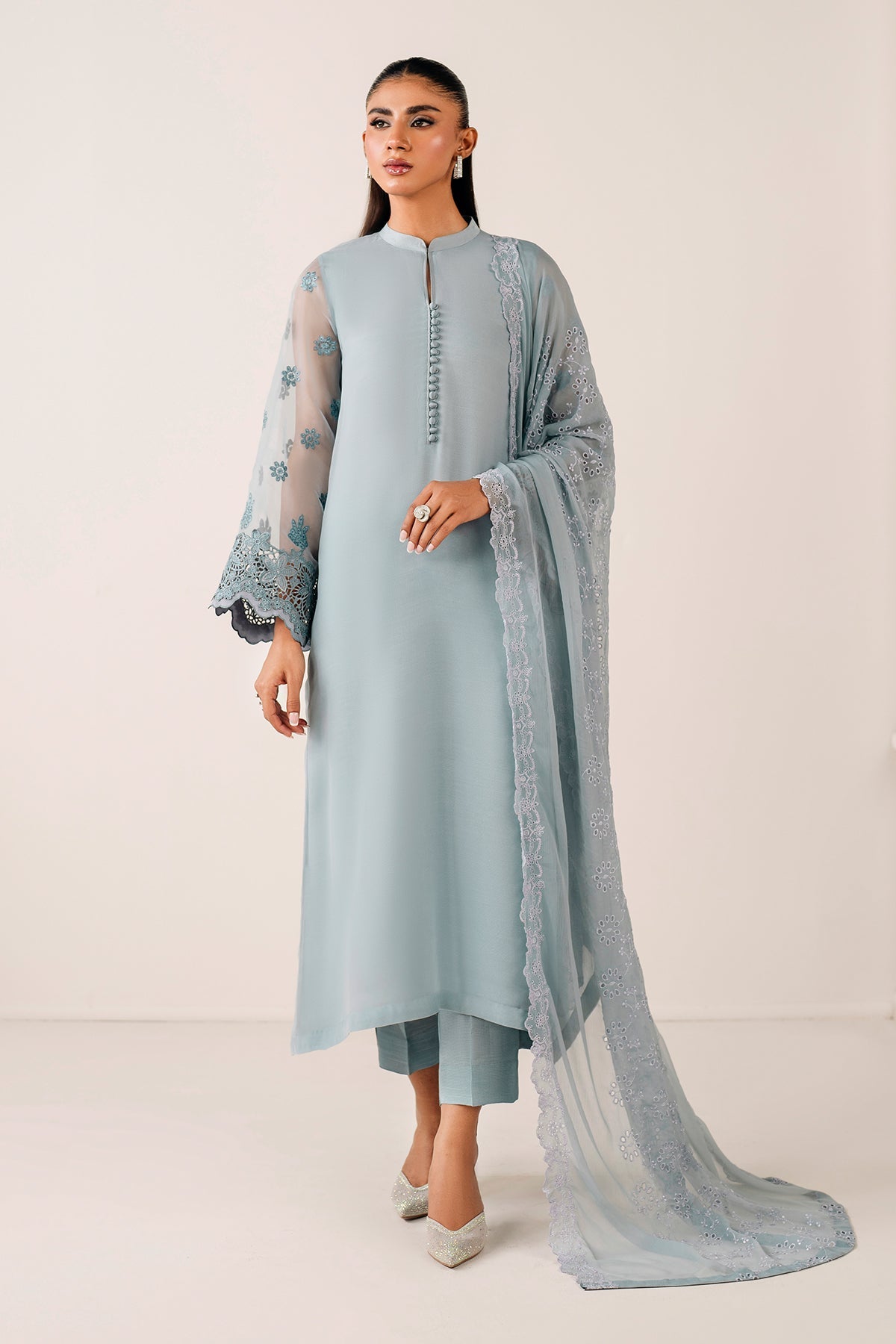 EMBROIDERED CHIFFON DUPATTA 75