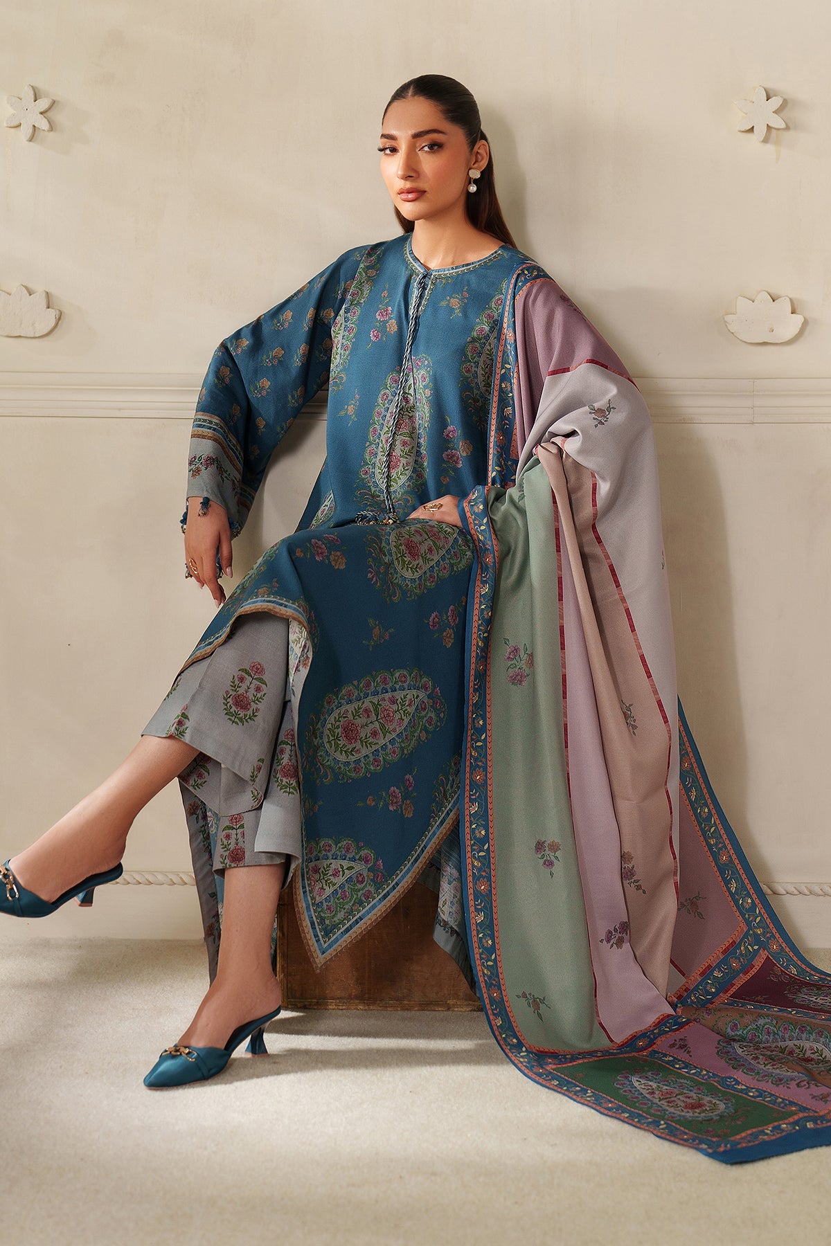EMBROIDERED VISCOSE UF-4340