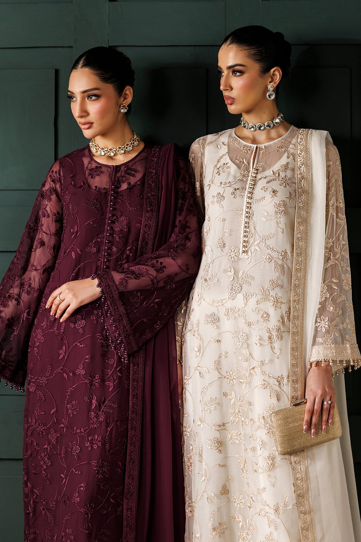 EMBROIDERED CHIFFON SF-4437