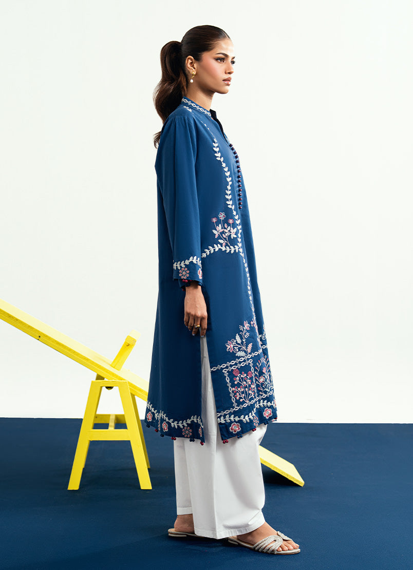 Embroidered Kurta 15456 401