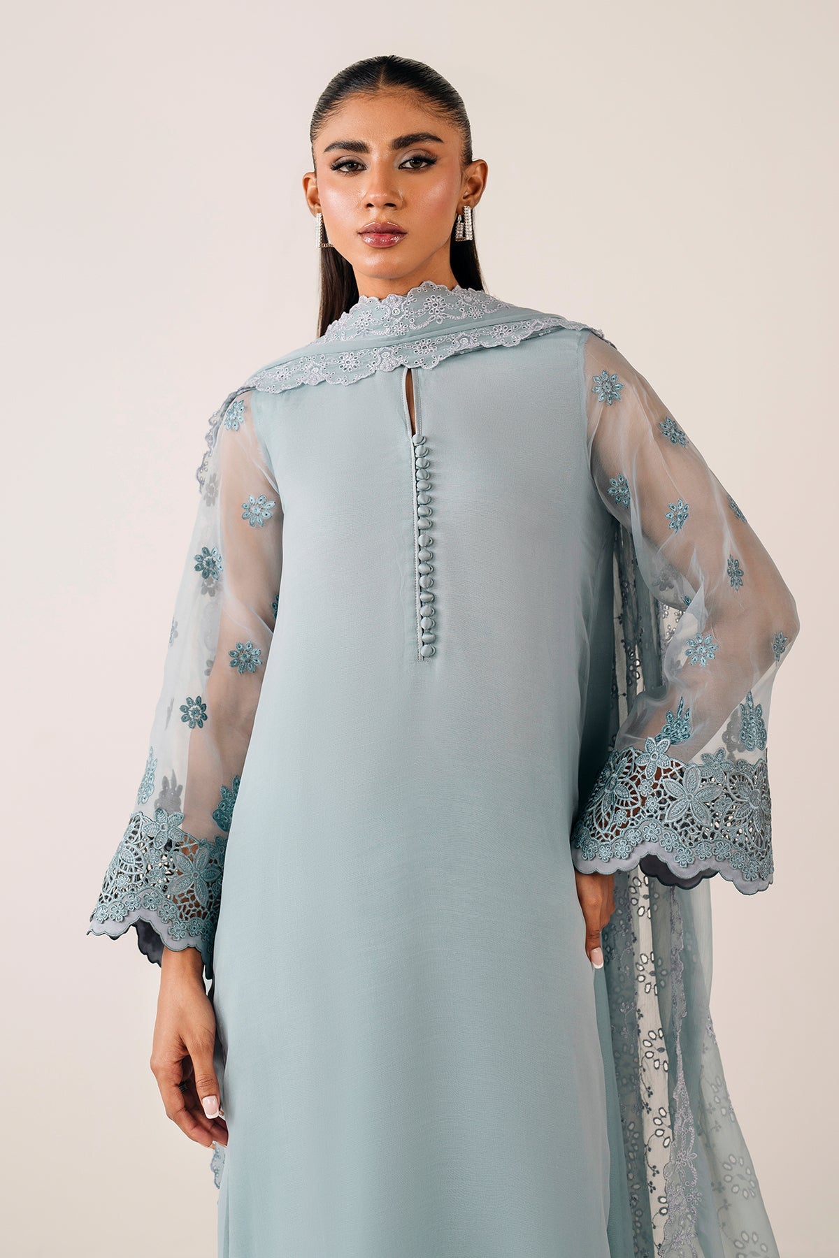 EMBROIDERED CHIFFON DUPATTA 75