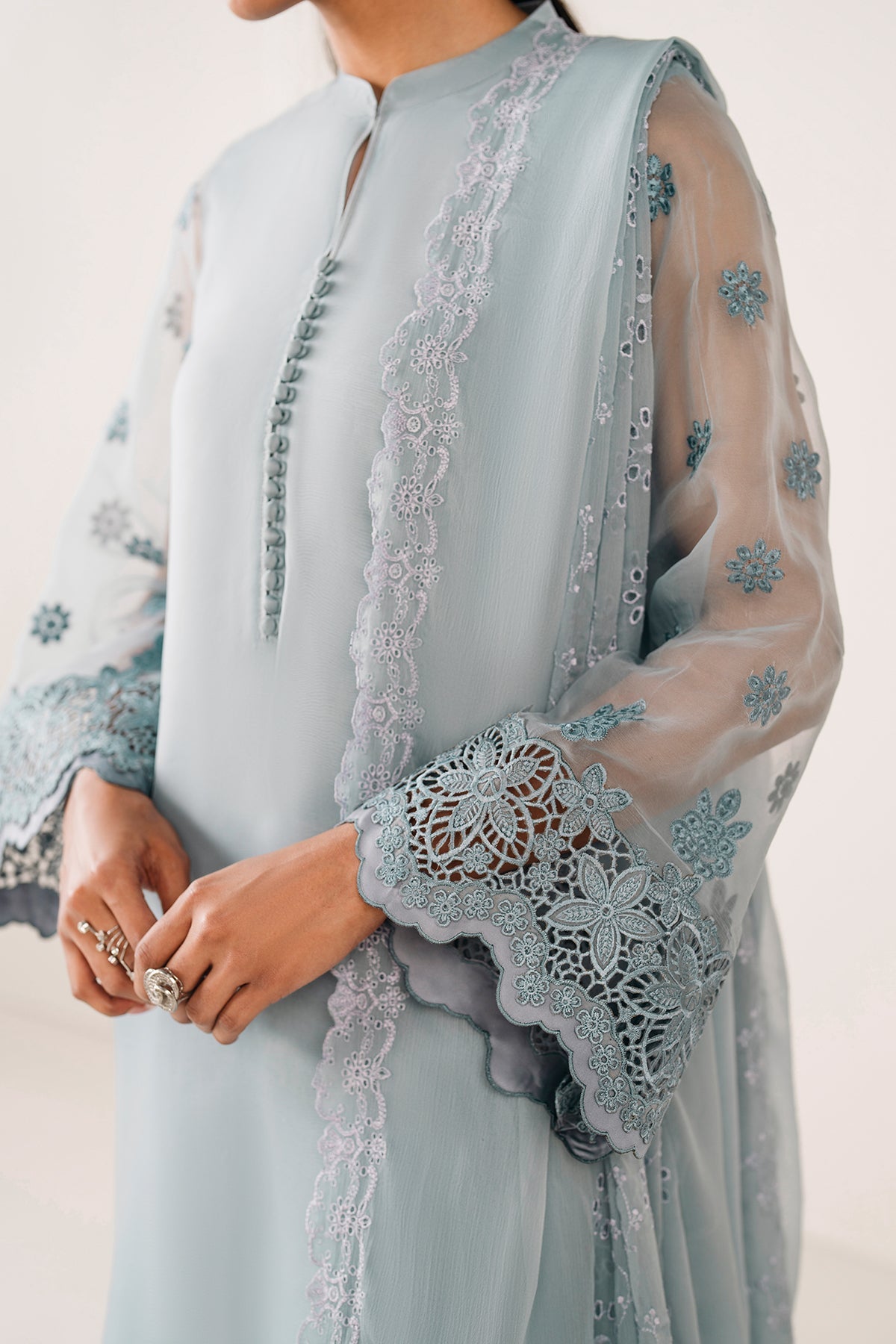 EMBROIDERED CHIFFON DUPATTA 75