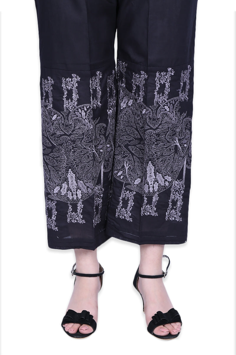 Black 1 Piece Cambric Trouser TR-17-15