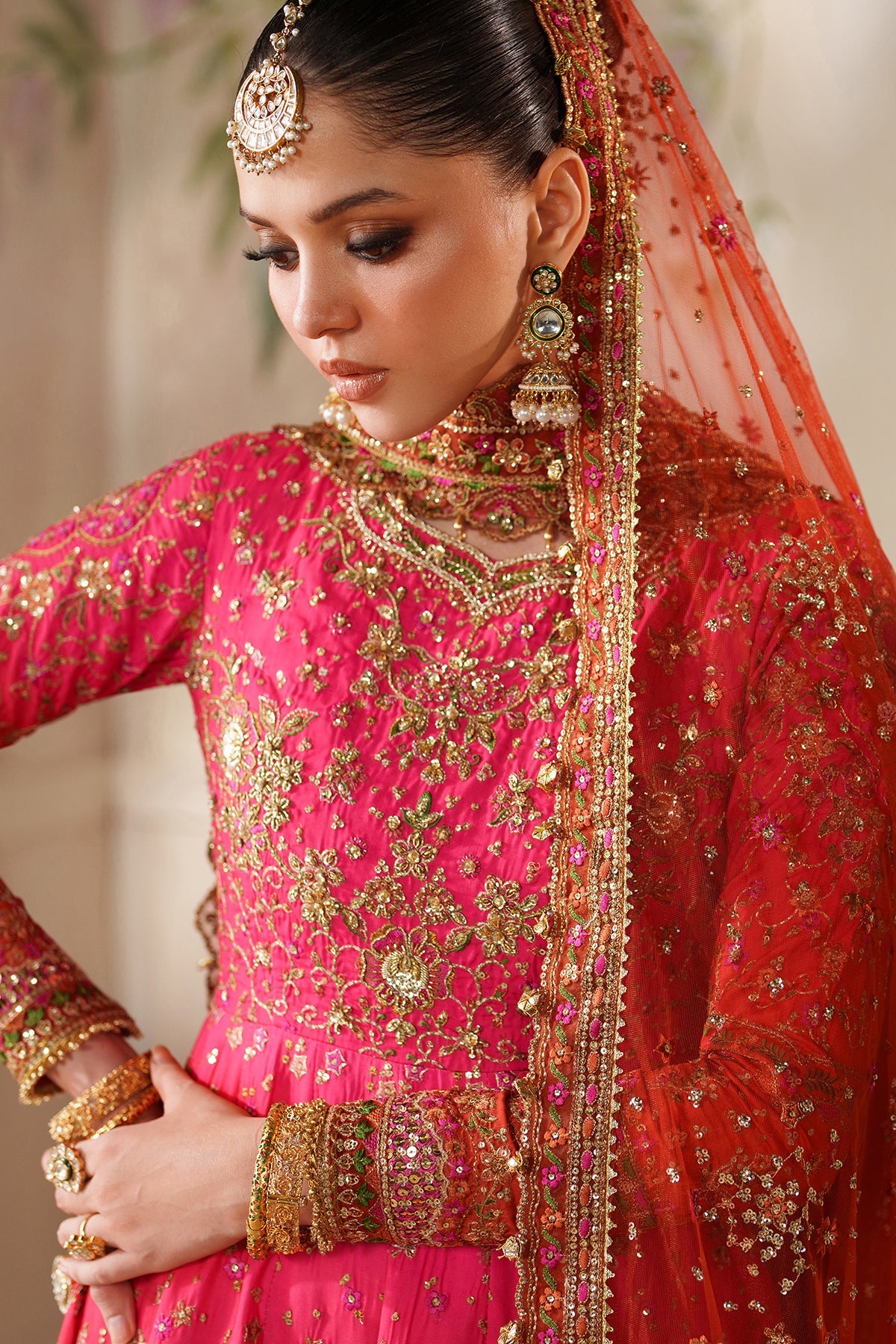 EMBROIDERED SILK CH14-03 STITCHED