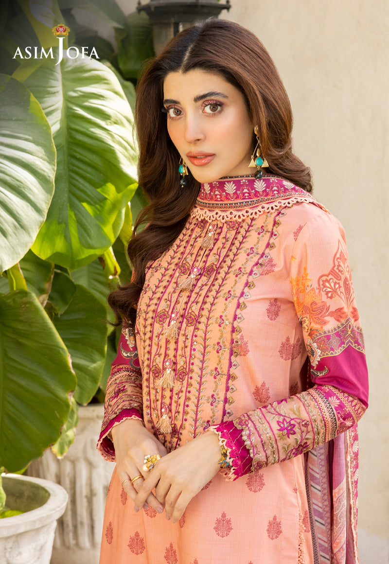 AJS-23 EMBROIDERED LAWN 2 PCS