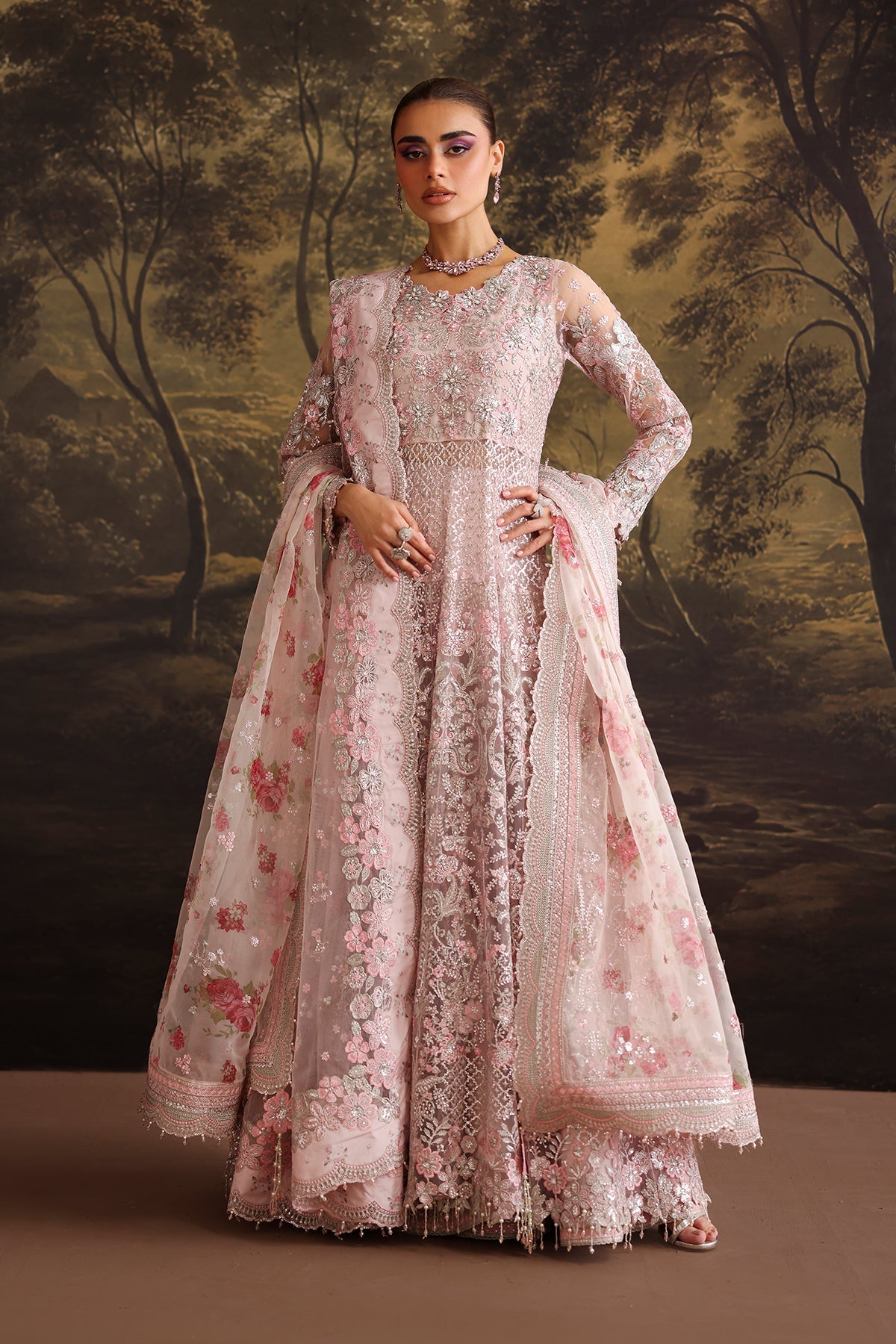 EMBROIDERED NET UF-4380