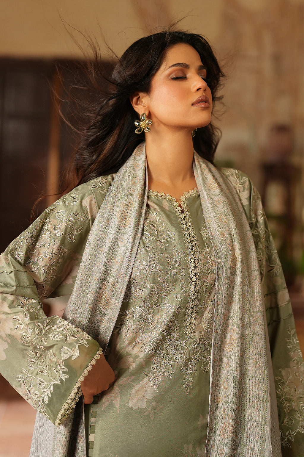 IPF-08  Embroidered Linen