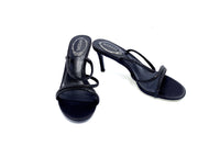 Elif Black Strap Heel