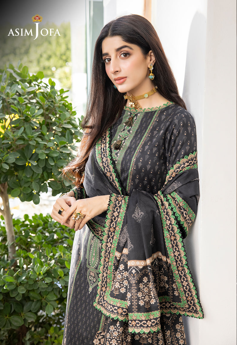 AJS-10 PRINTED LAWN 3 PCS
