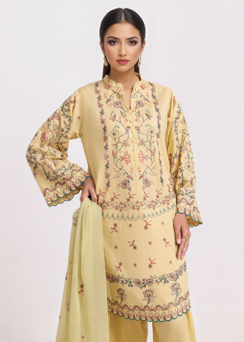 L-Olive-Cambric-3 Piece (WPS25SE3108)