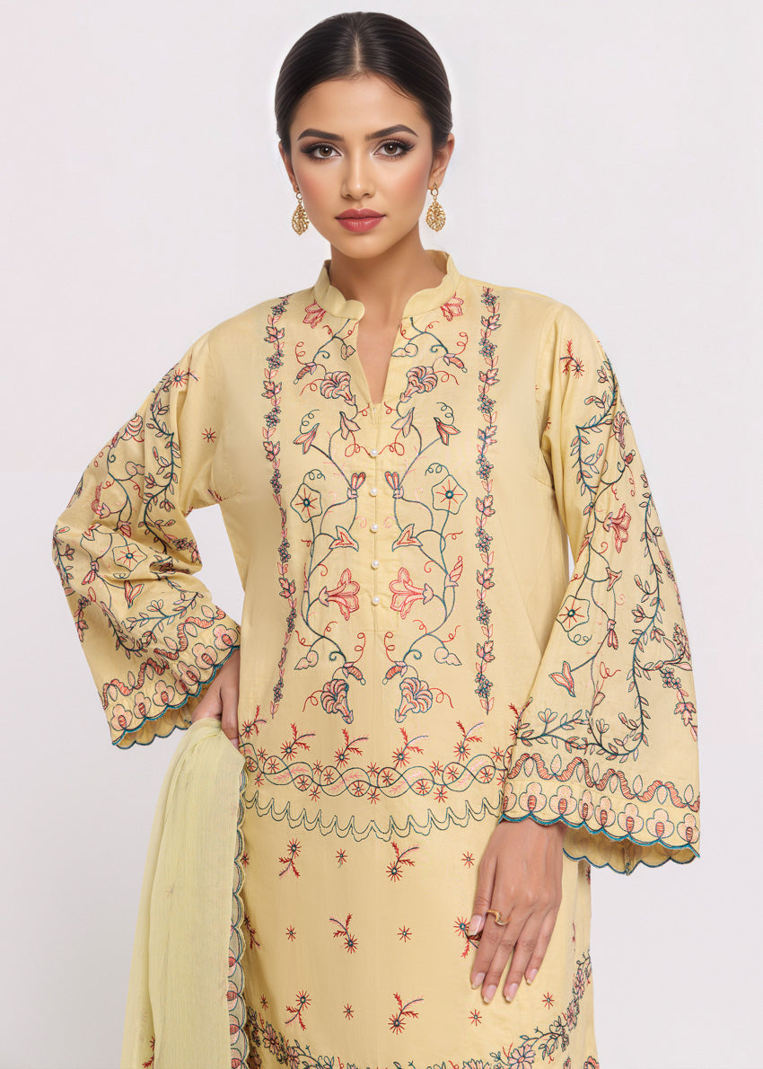 L-Olive-Cambric-3 Piece (WPS25SE3108)