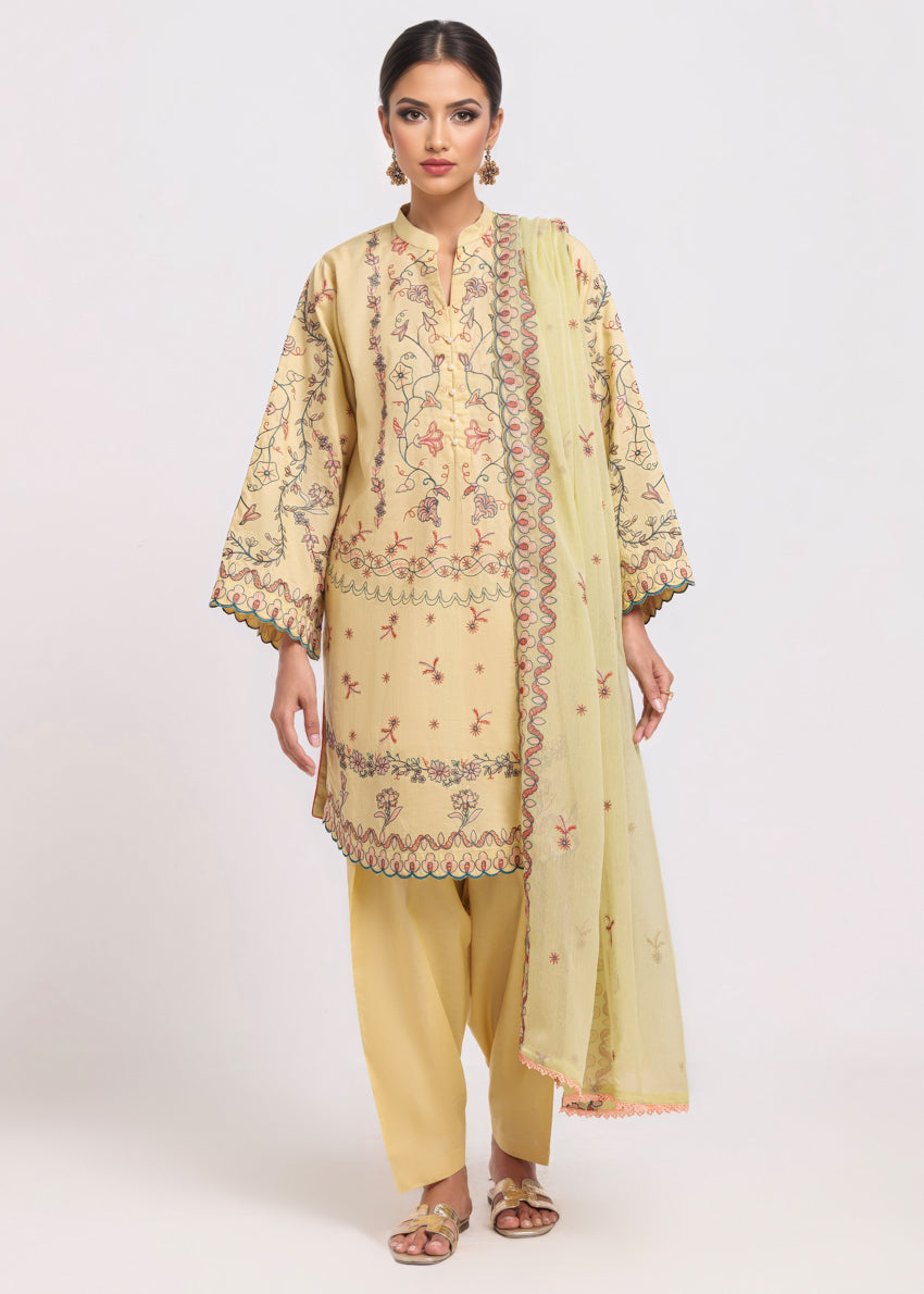 L-Olive-Cambric-3 Piece (WPS25SE3108)