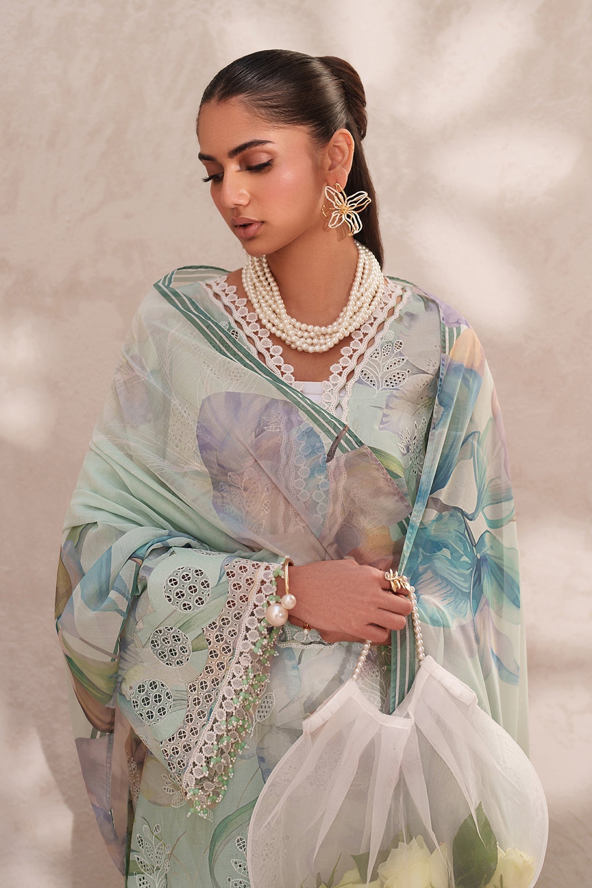 EMBROIDERED LAWN UF-4410
