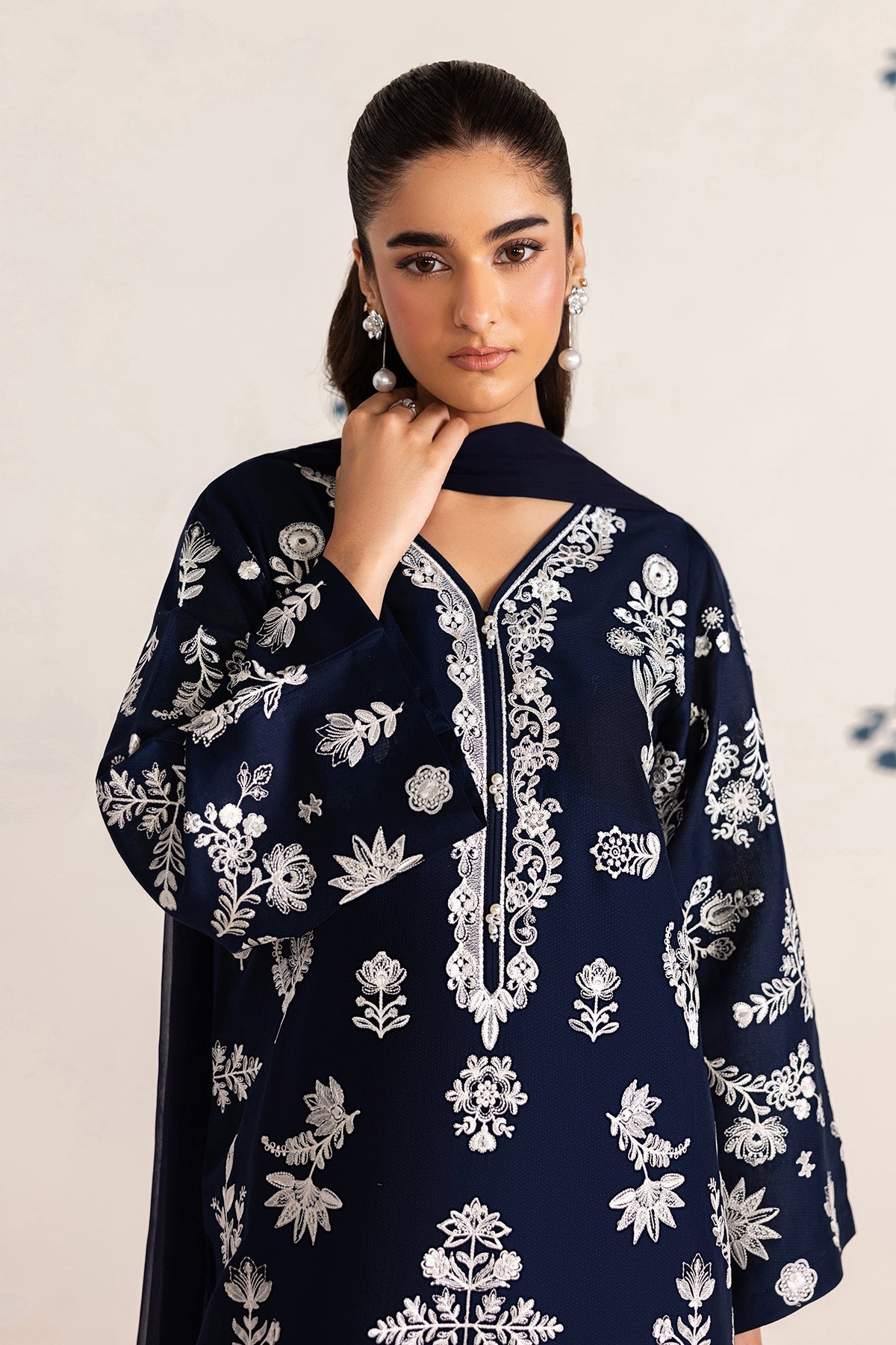 Embroidered Viscose Shirt