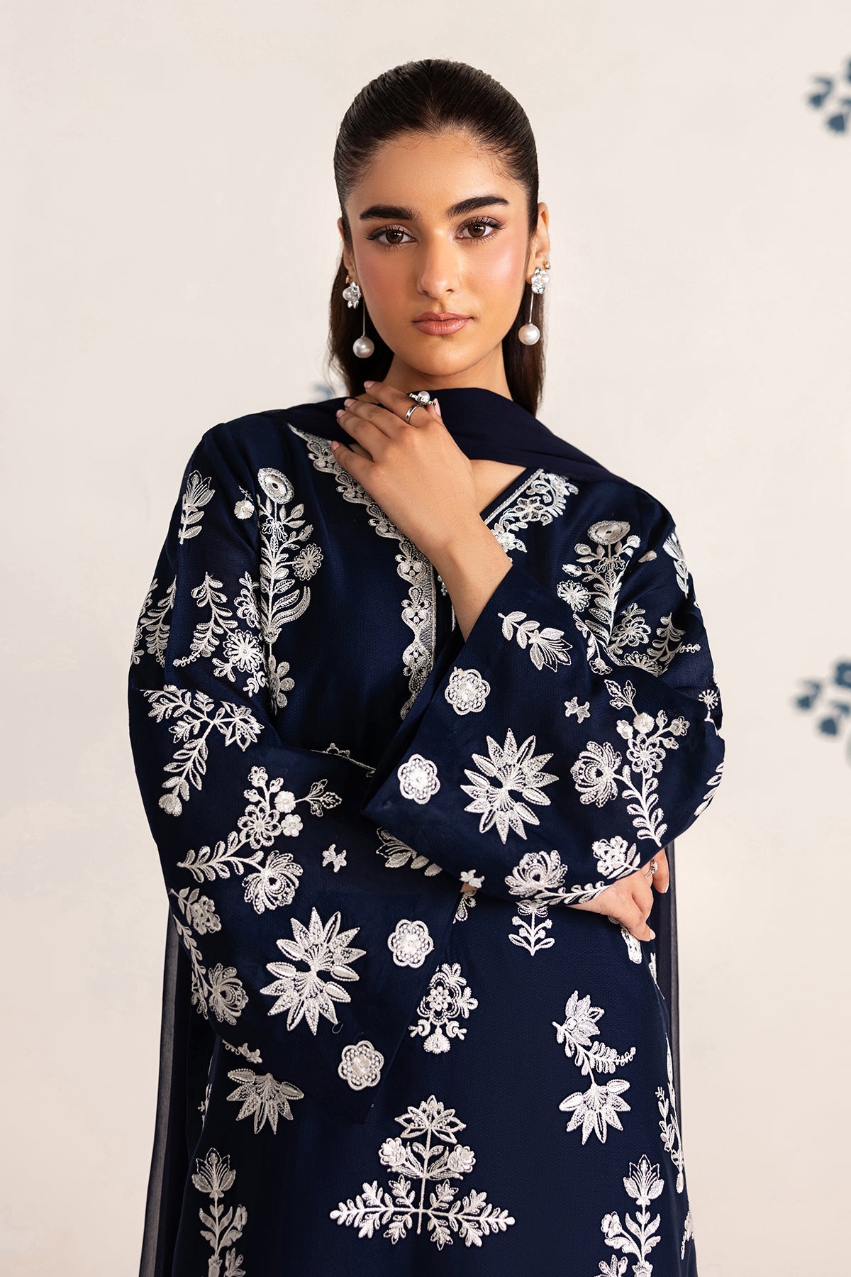 Embroidered Viscose Shirt